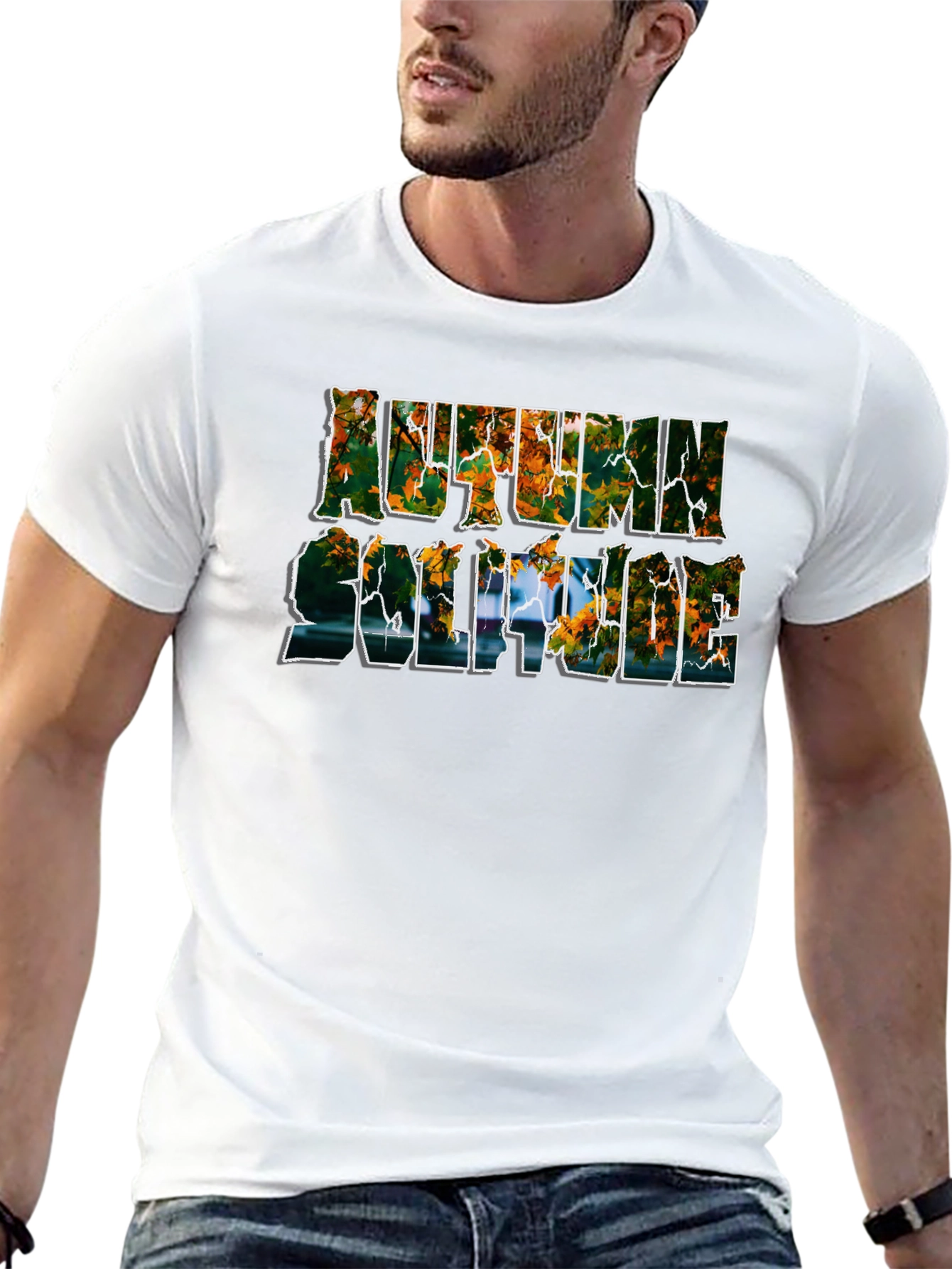 Autumn Solstice Graphic Tee - Black