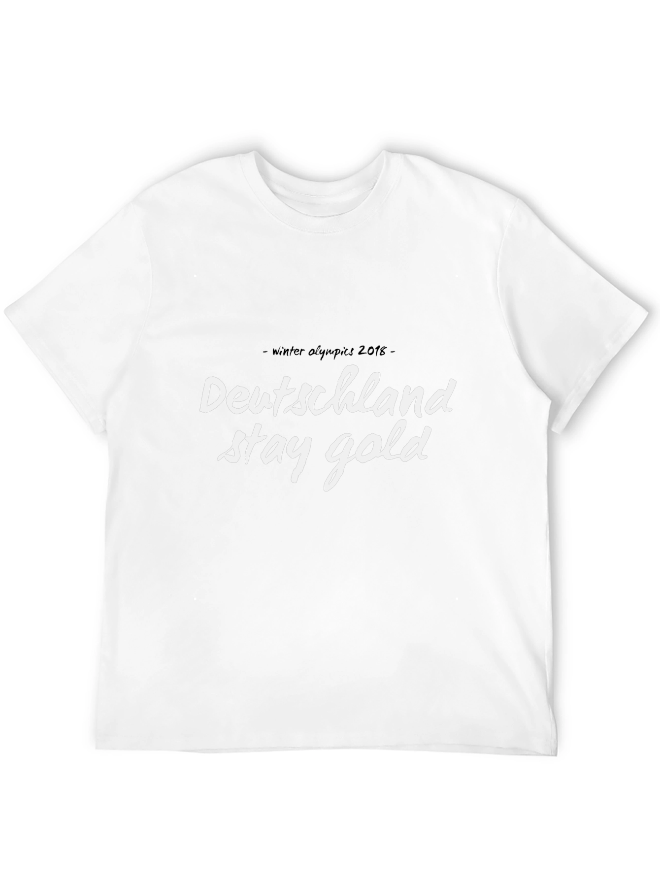 Deutschland Stay Gold Black T-Shirt