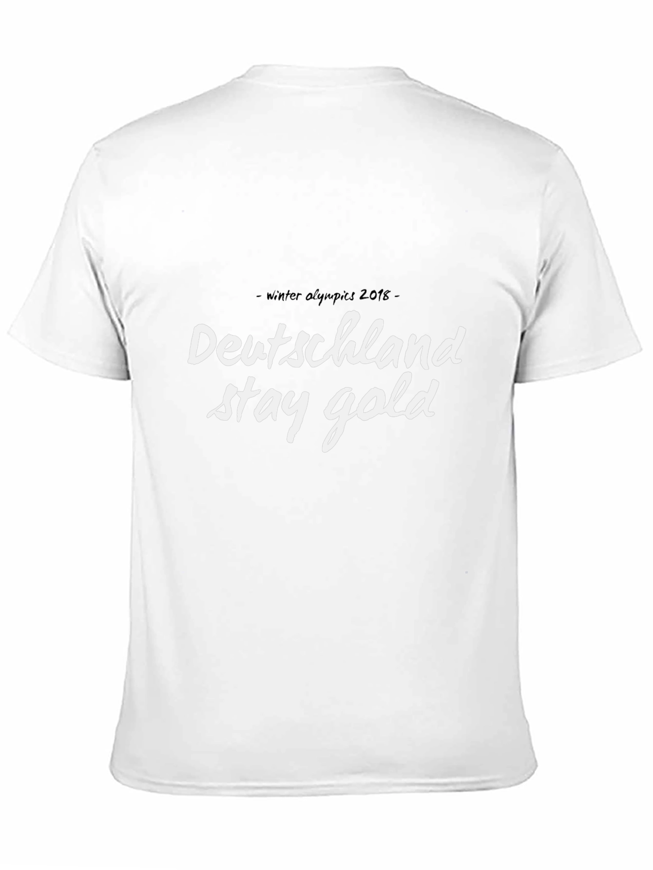 Deutschland Stay Gold Black T-Shirt