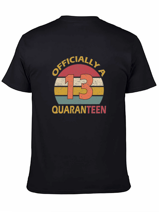 Retro 13th Birthday Quaranteen T-Shirt