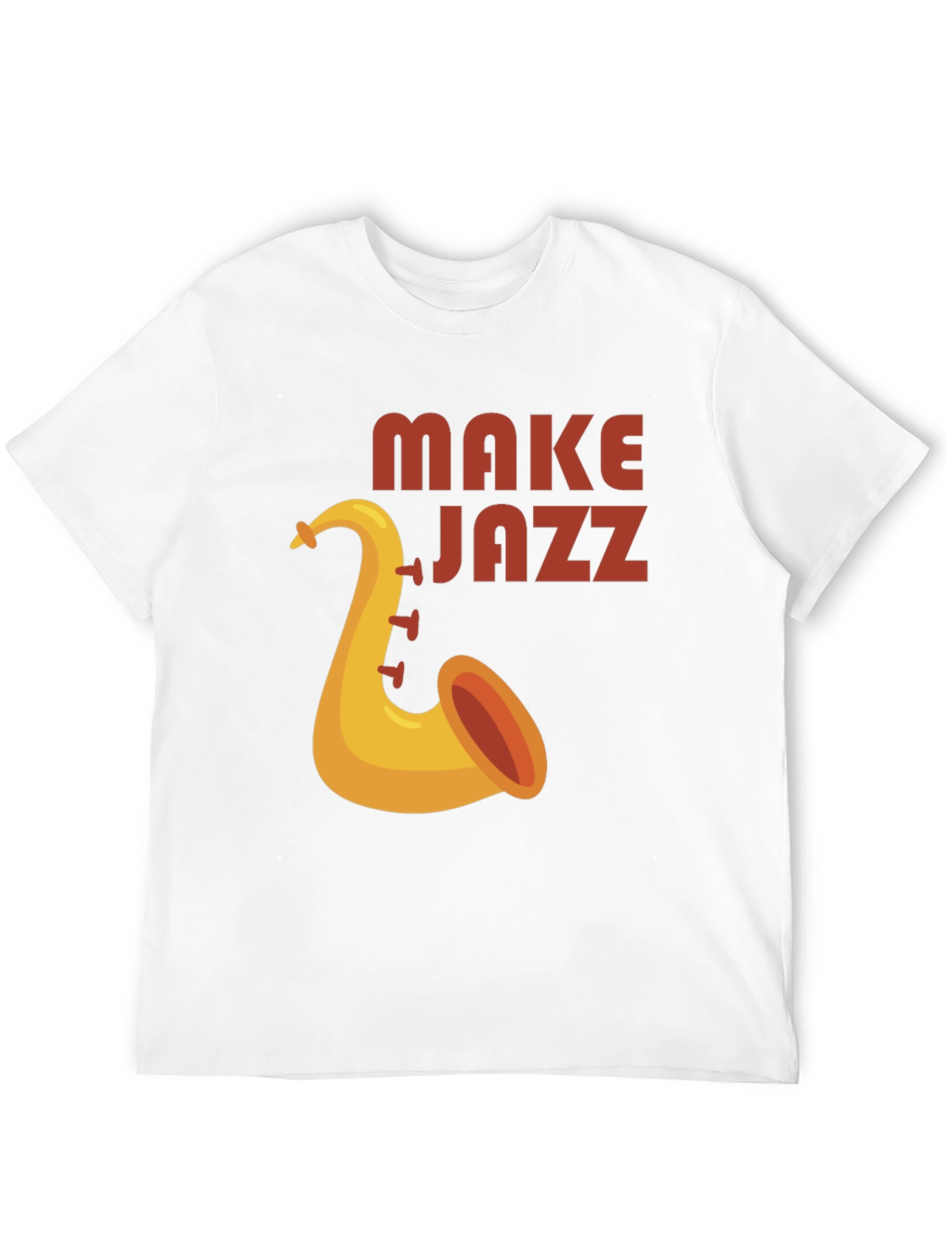 Make Jazz Saxophone Graphic T-Shirt