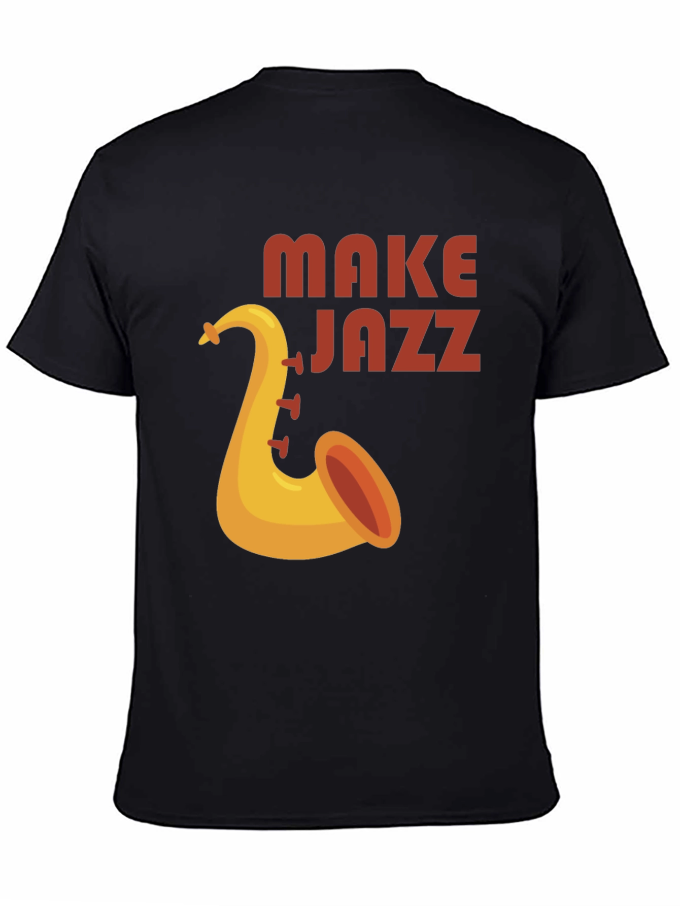 Make Jazz Saxophone Graphic T-Shirt