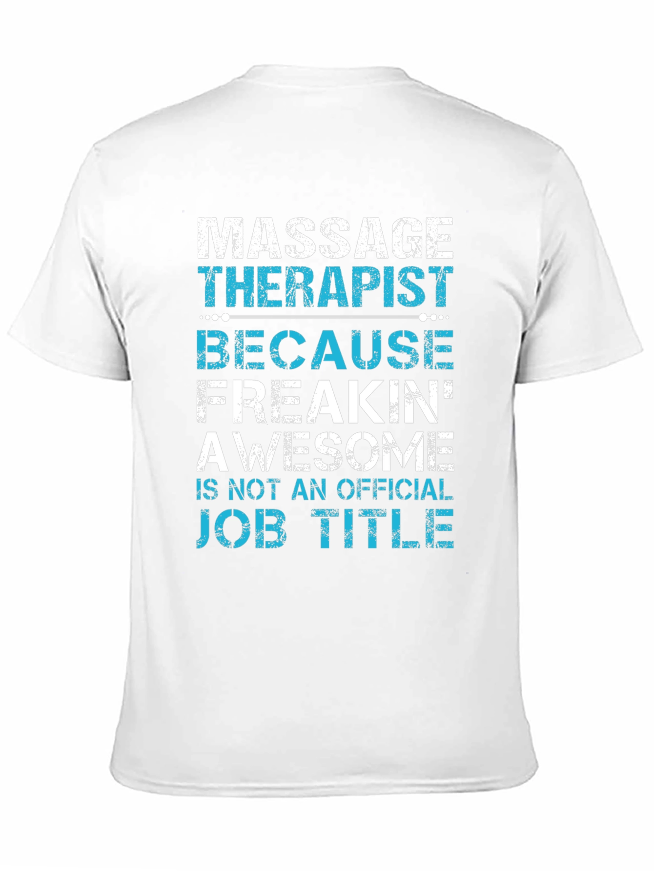 Massage Therapist Funny Job Title Graphic Tee