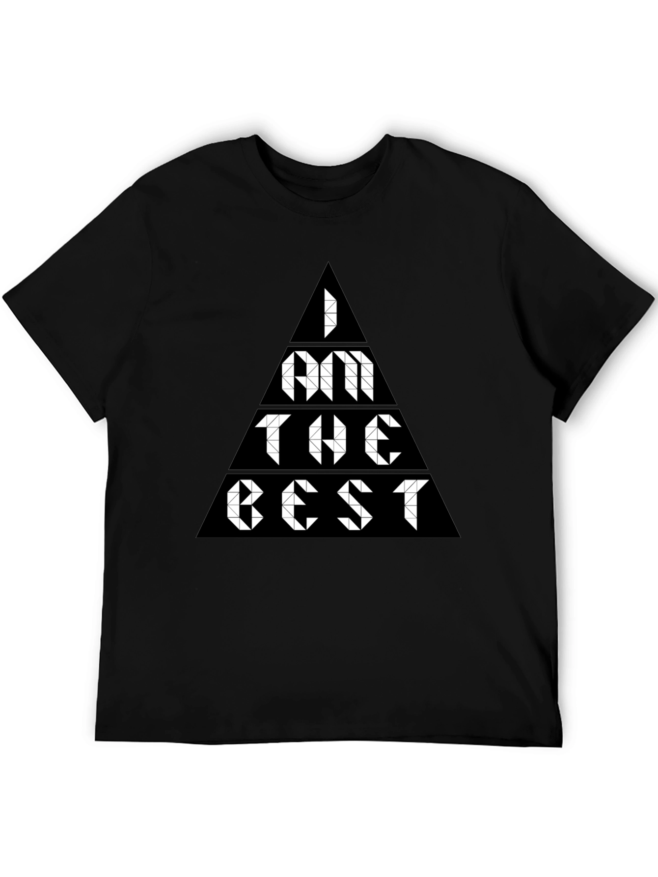 I Am The Best Triangle Graphic Tee