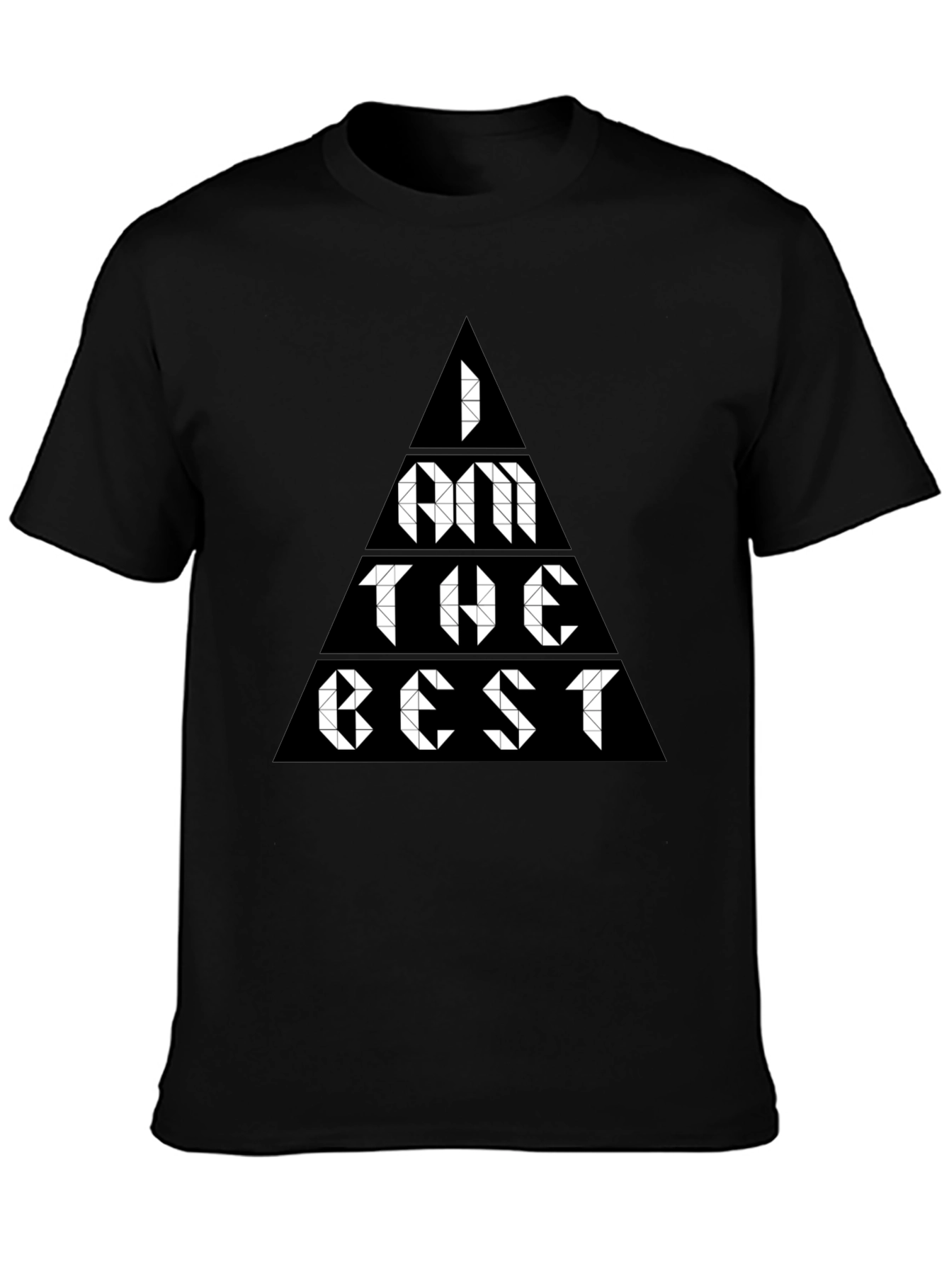 I Am The Best Triangle Graphic Tee