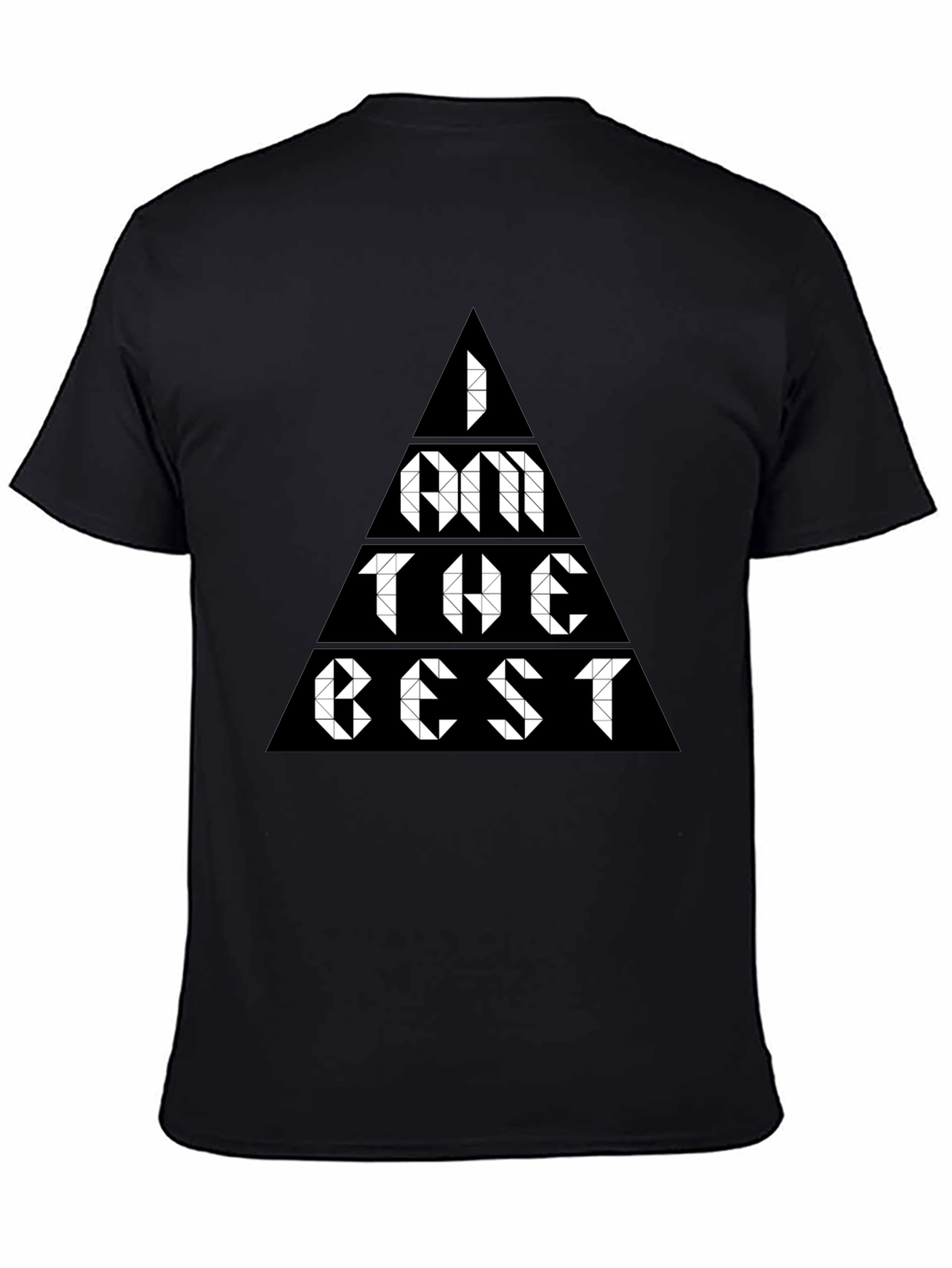 I Am The Best Triangle Graphic Tee