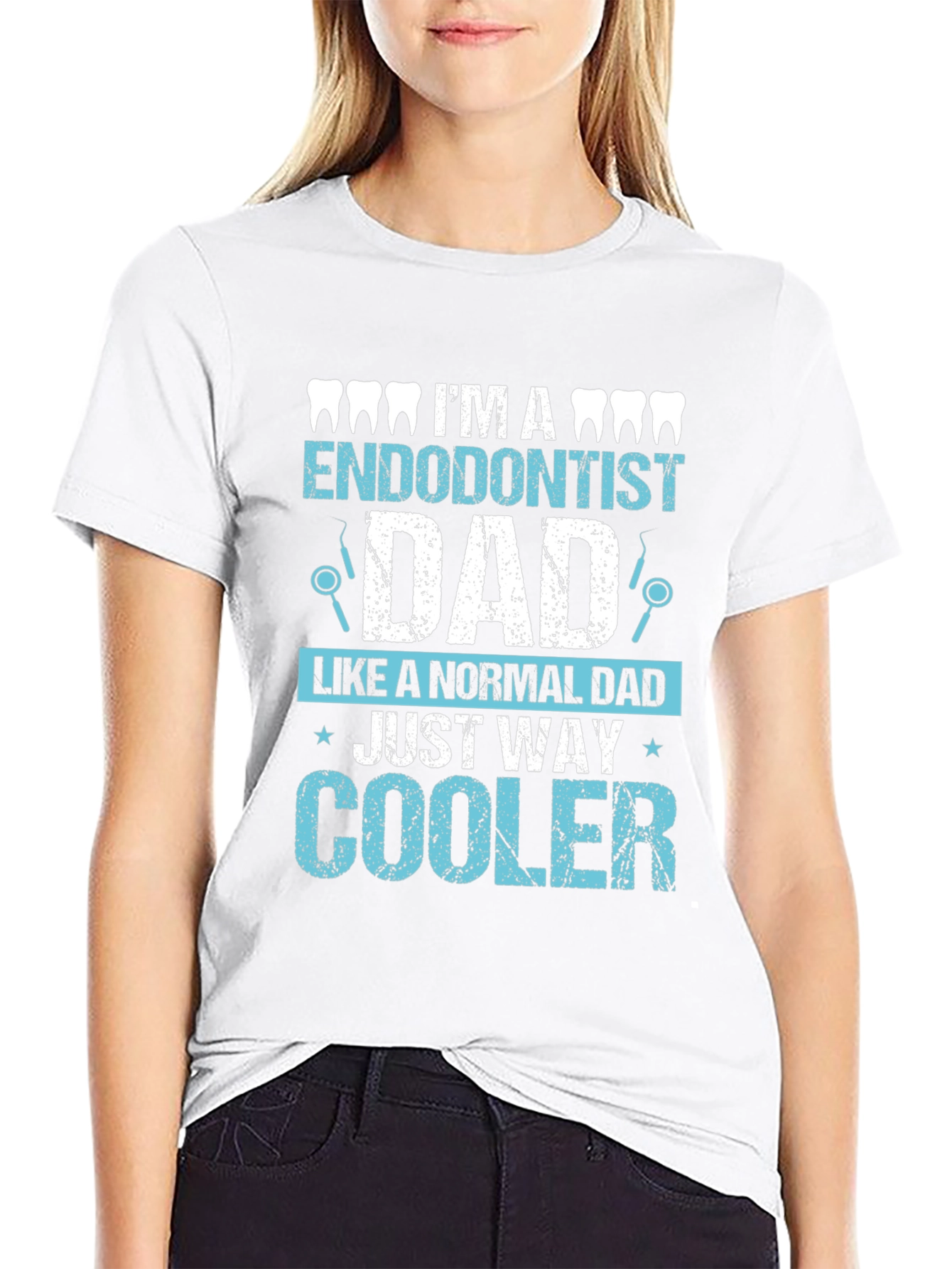 Endodontist Dad T-Shirt - Cool Dental Father Tee