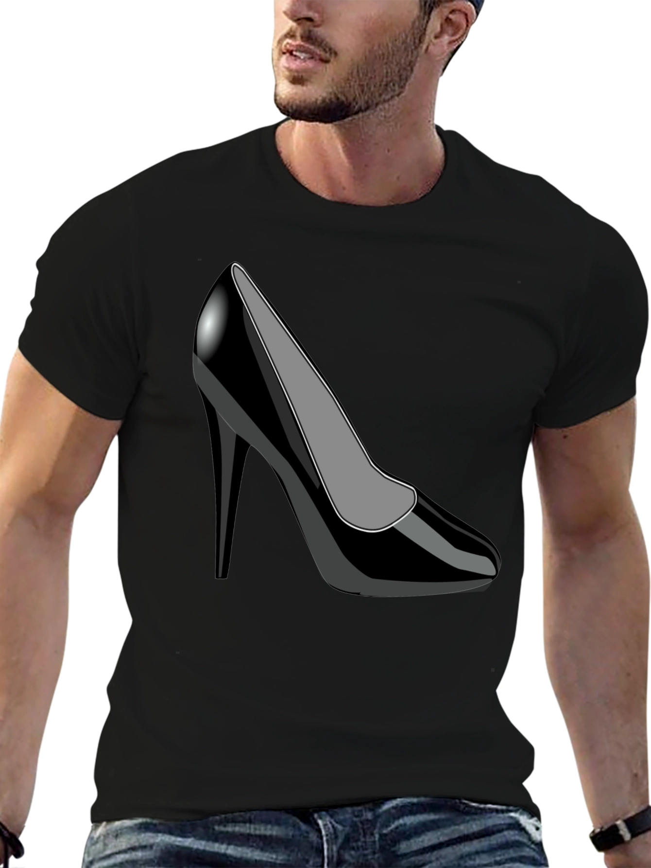 Black Shoe Graphic Tee