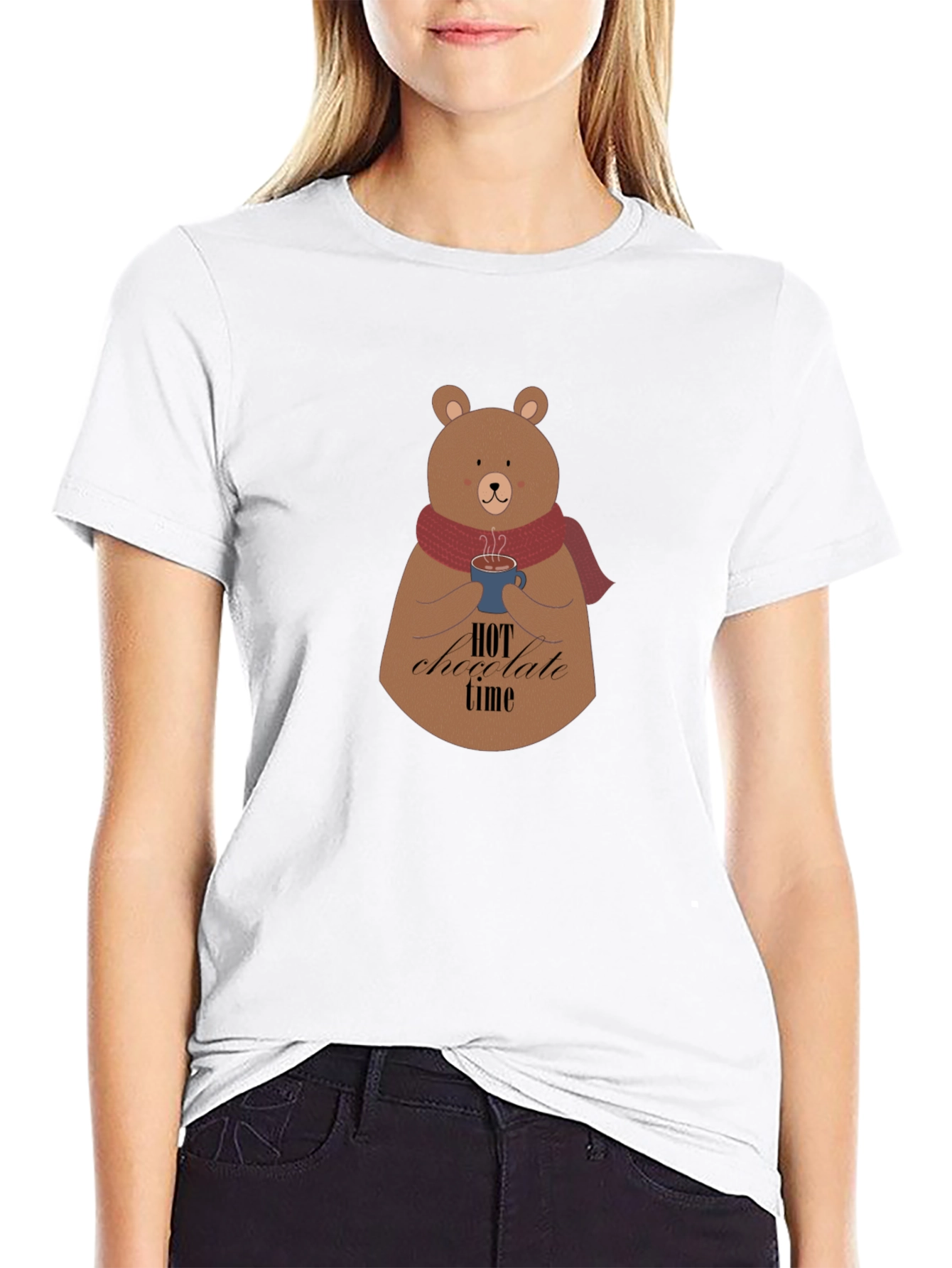 Hot Chocolate Time Bear T-Shirt