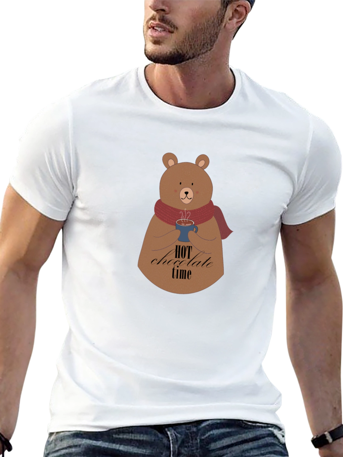Hot Chocolate Time Bear T-Shirt
