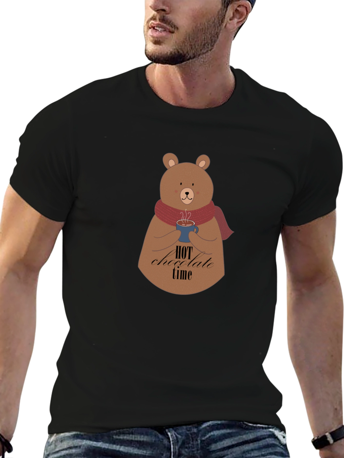 Hot Chocolate Time Bear T-Shirt
