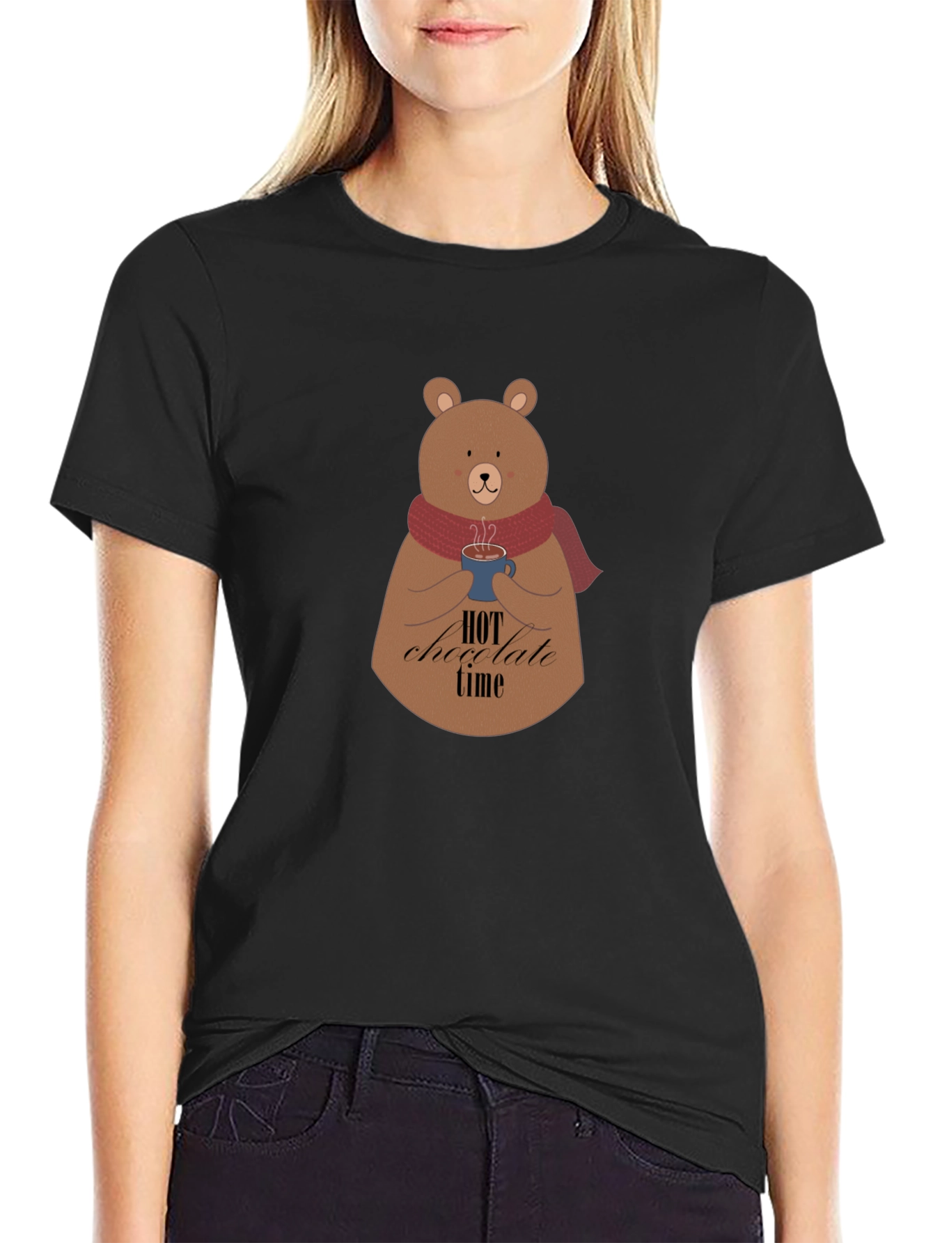 Hot Chocolate Time Bear T-Shirt