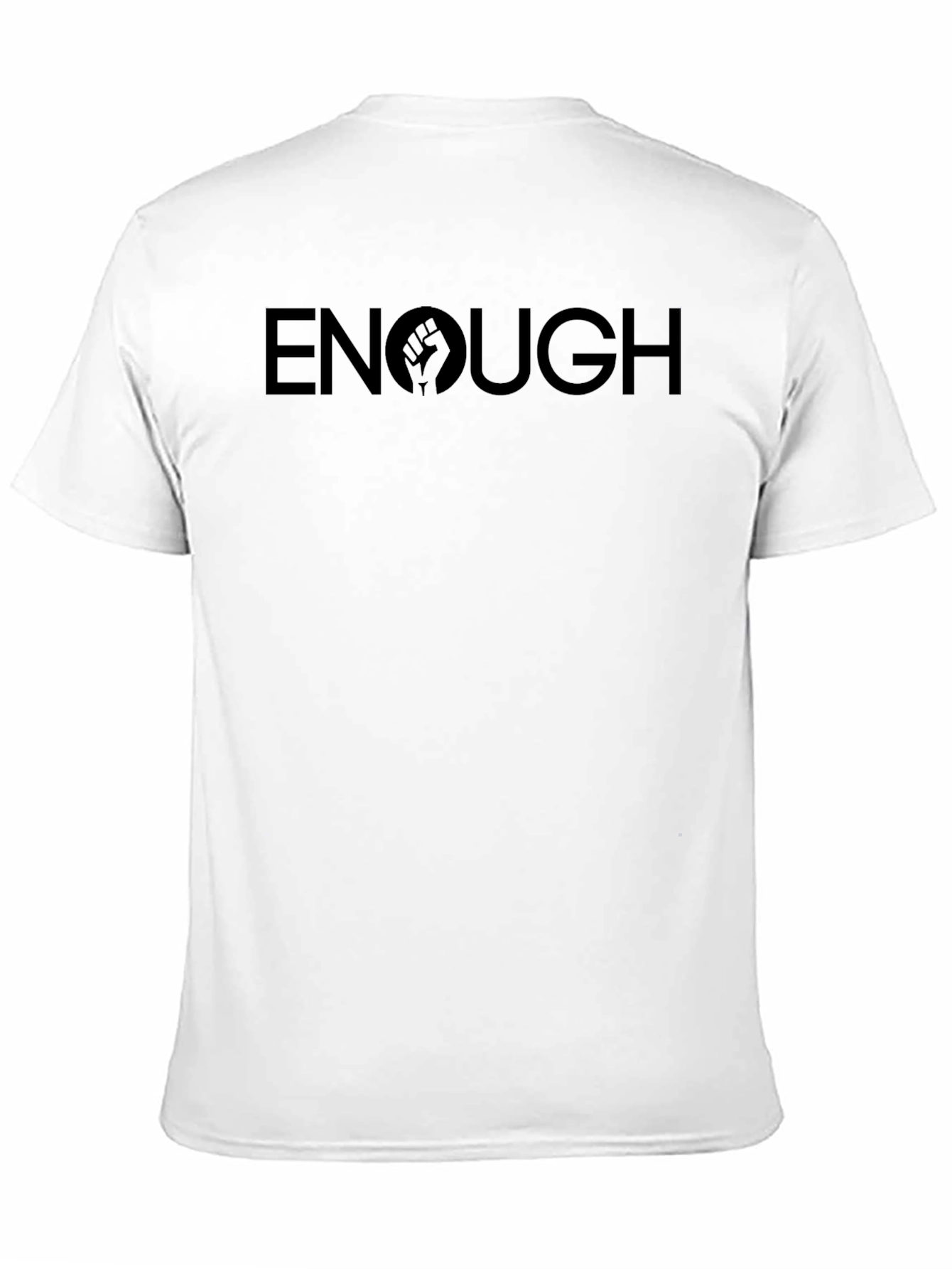 Enough Fist Graphic T-Shirt - Black