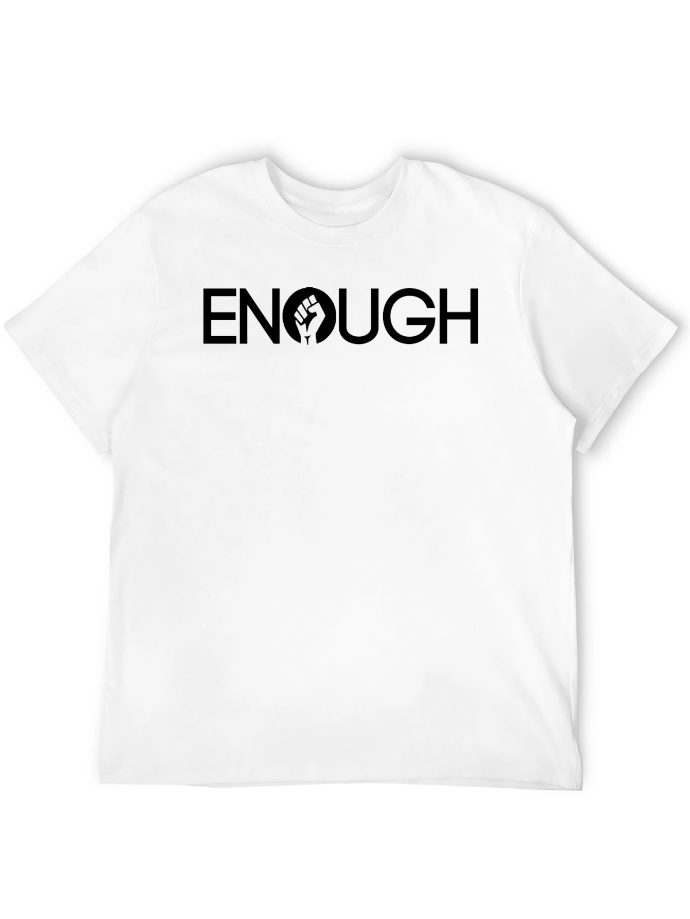 Enough Fist Graphic T-Shirt - Black