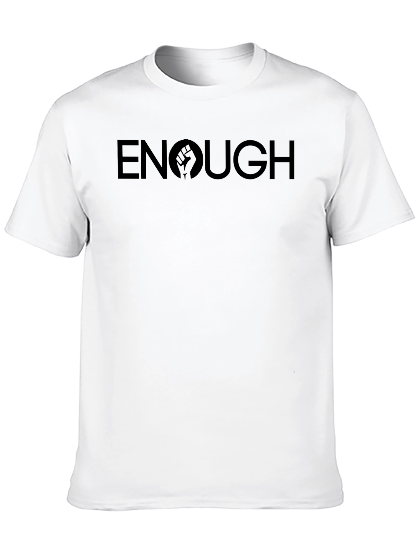 Enough Fist Graphic T-Shirt - Black