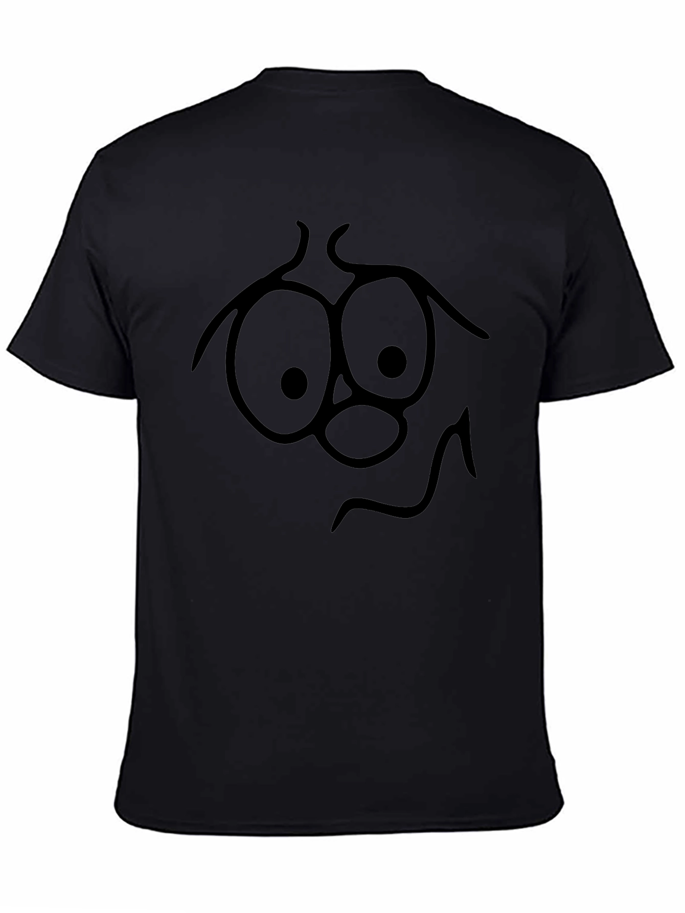 Funny Face Black Graphic Tee