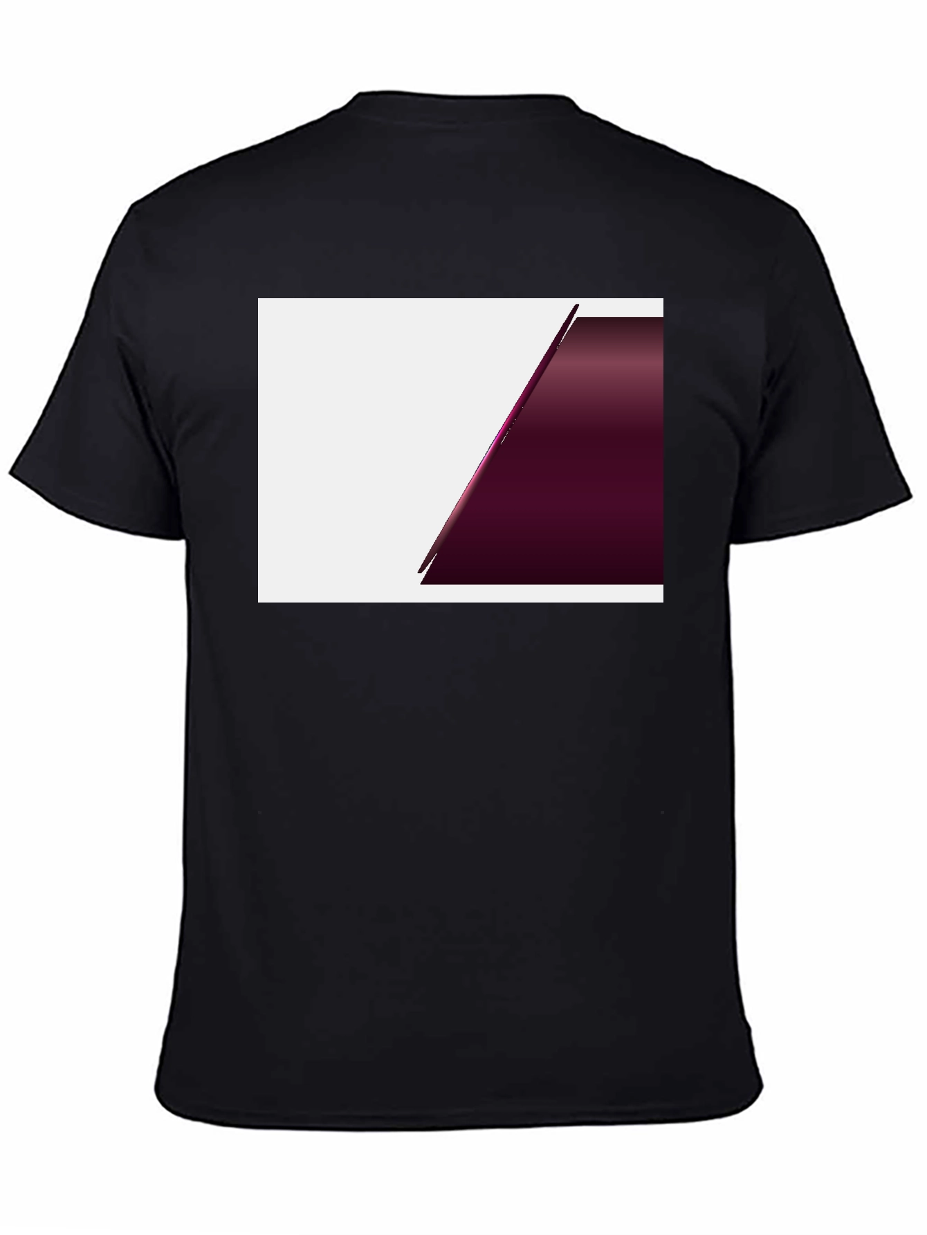 Modern Black T-Shirt with Abstract Design