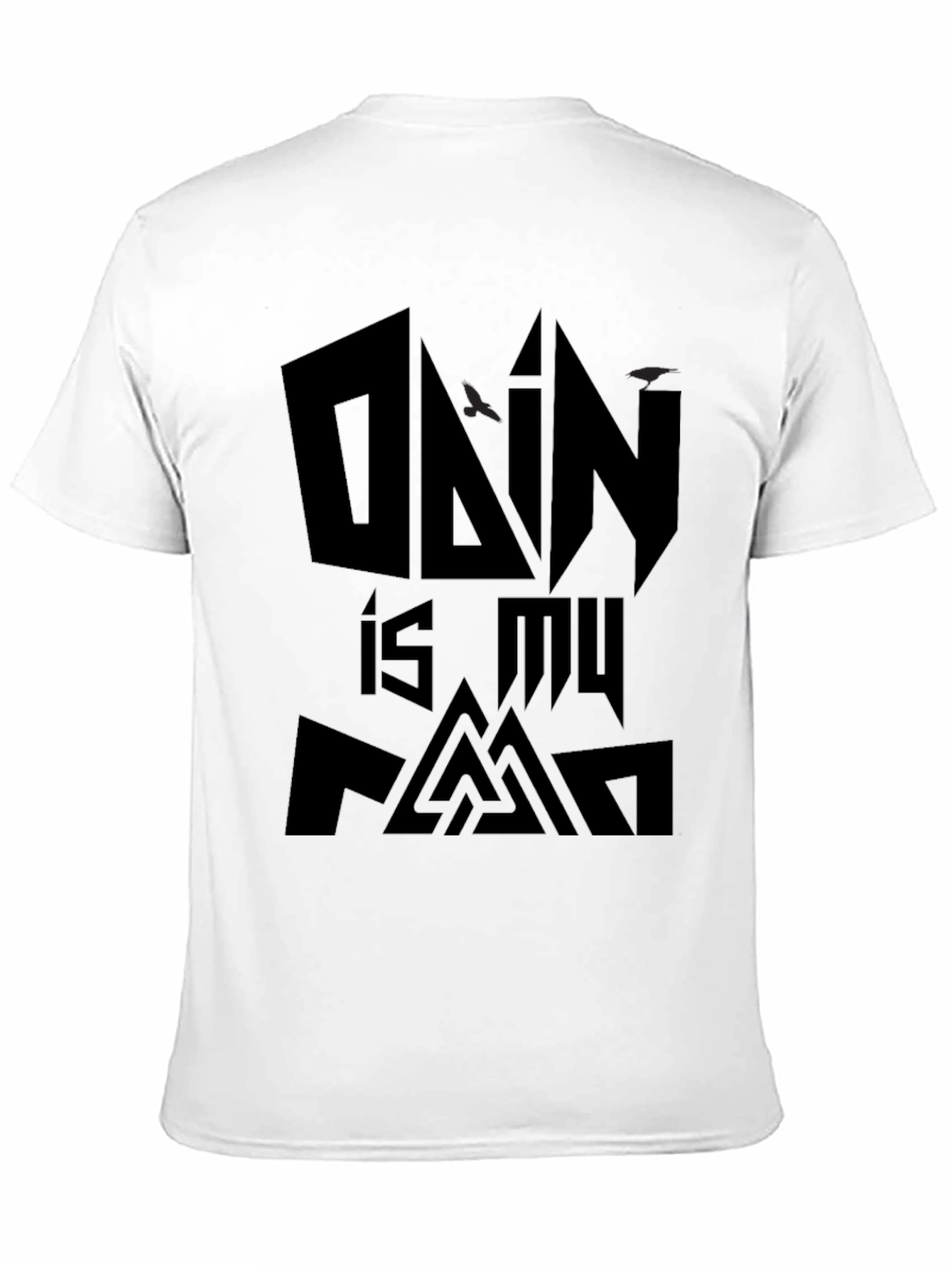 Odin is My Fam Black T-Shirt