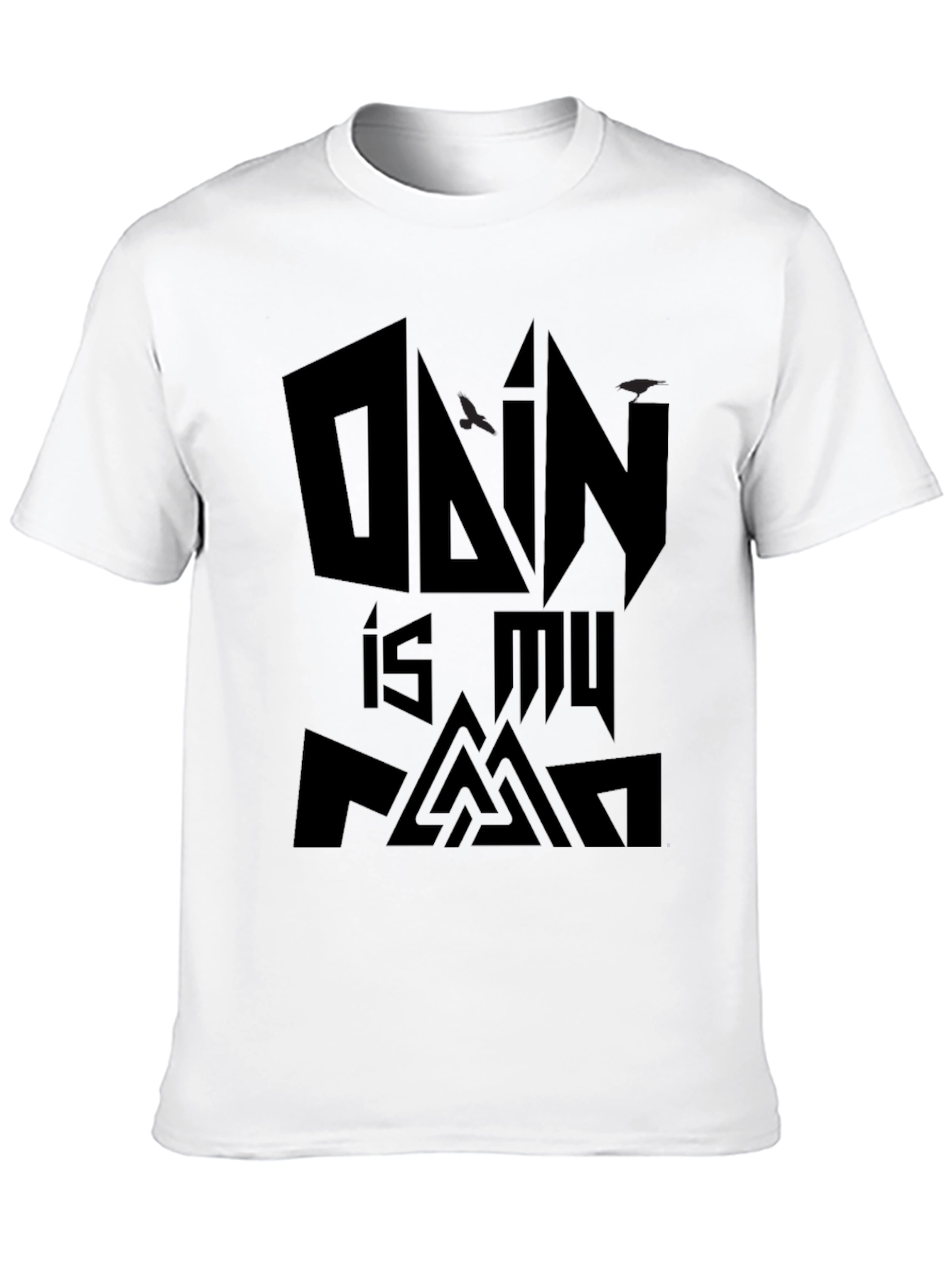 Odin is My Fam Black T-Shirt