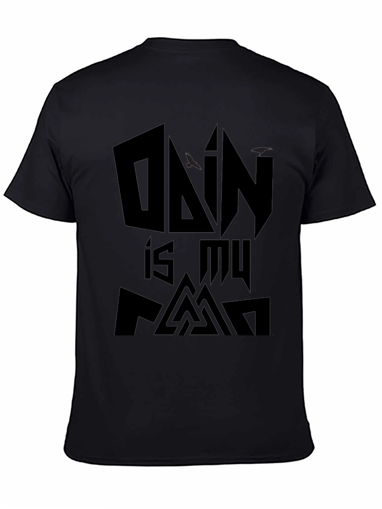 Odin is My Fam Black T-Shirt