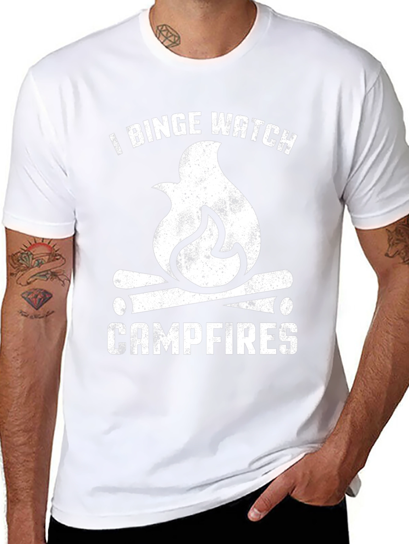 I Binge Watch Campfires Graphic Tee
