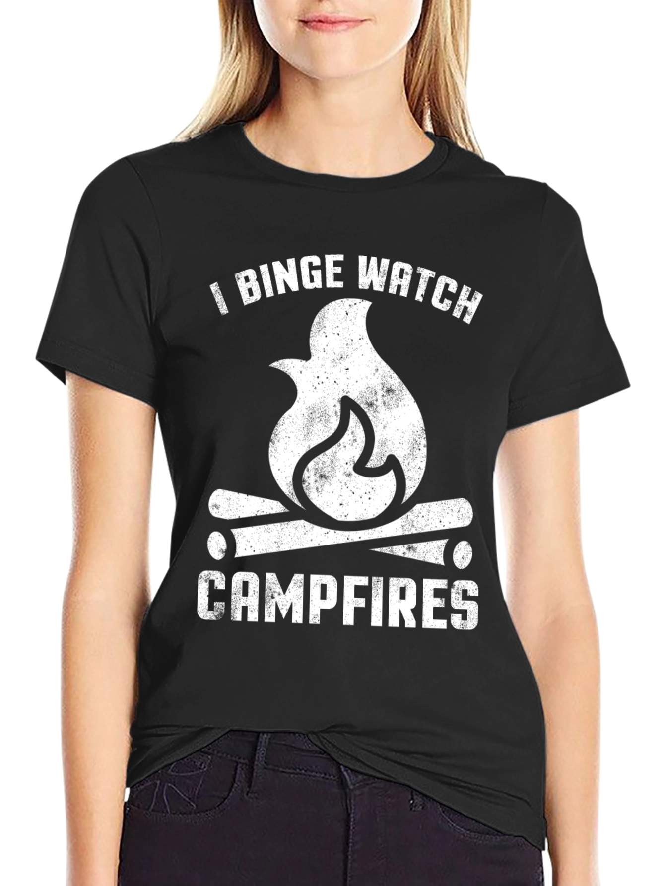 I Binge Watch Campfires Graphic Tee