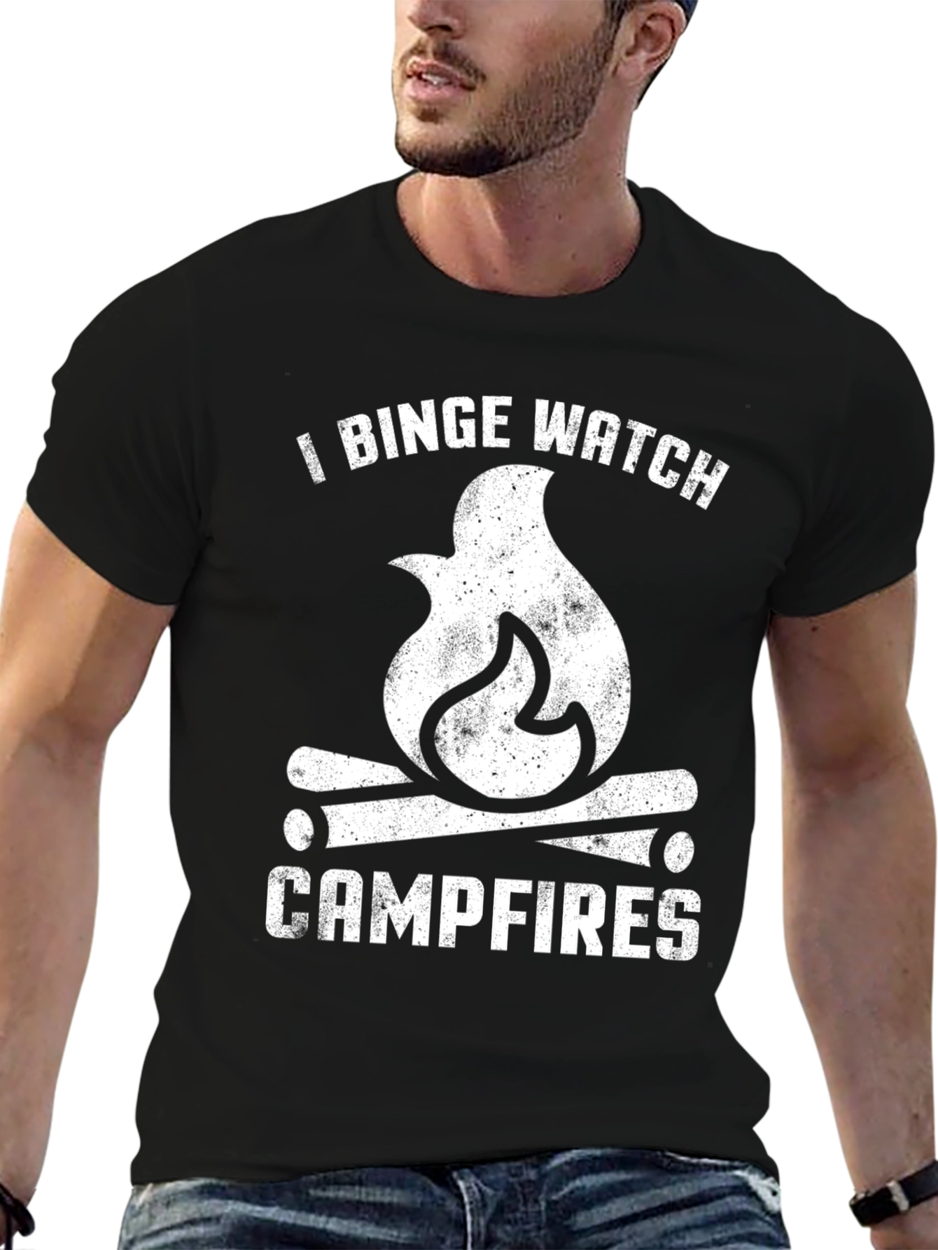 I Binge Watch Campfires Graphic Tee