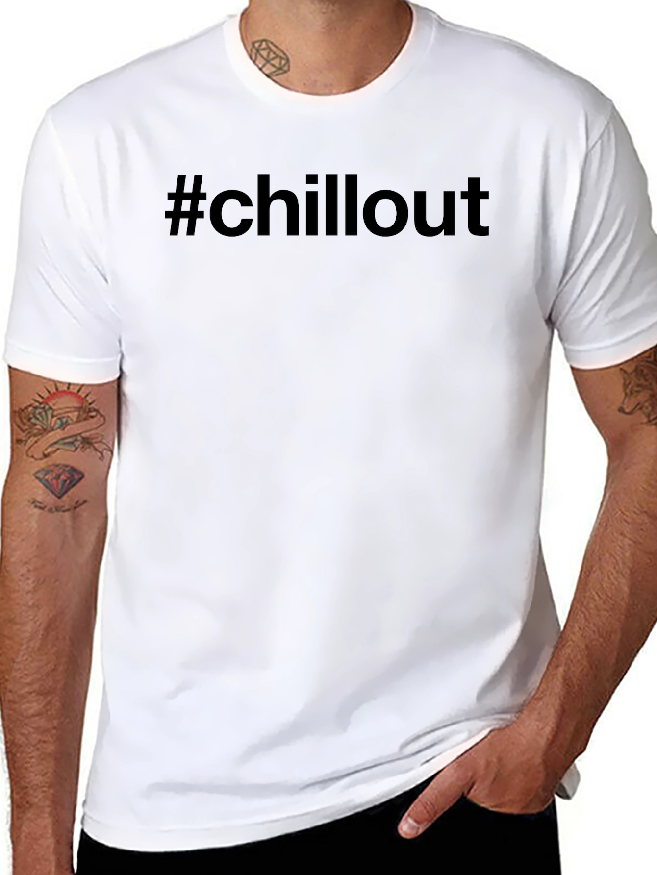 Chillout Slogan Graphic T-Shirt