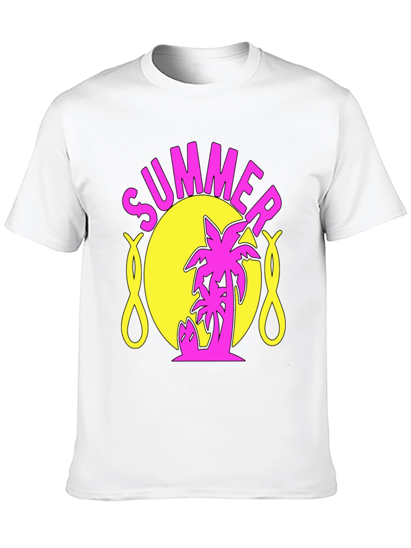 Summer Palm Graphic T-Shirt