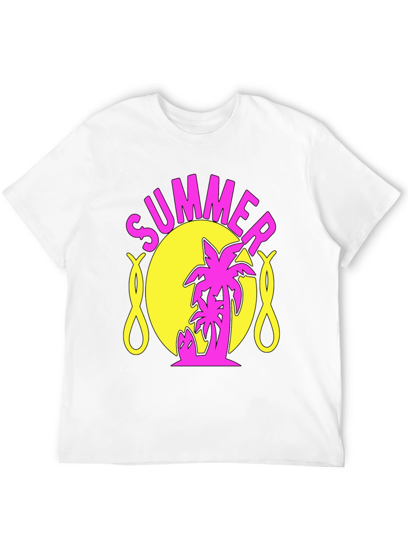 Summer Palm Graphic T-Shirt