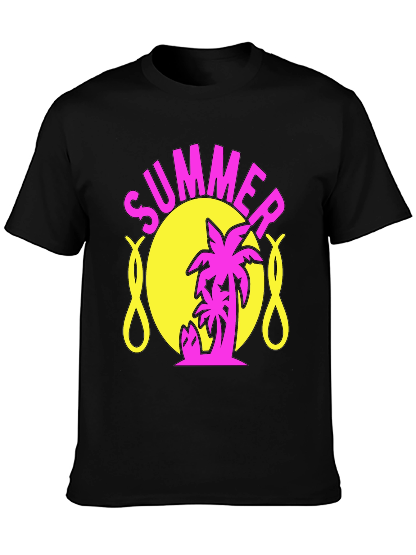 Summer Palm Graphic T-Shirt