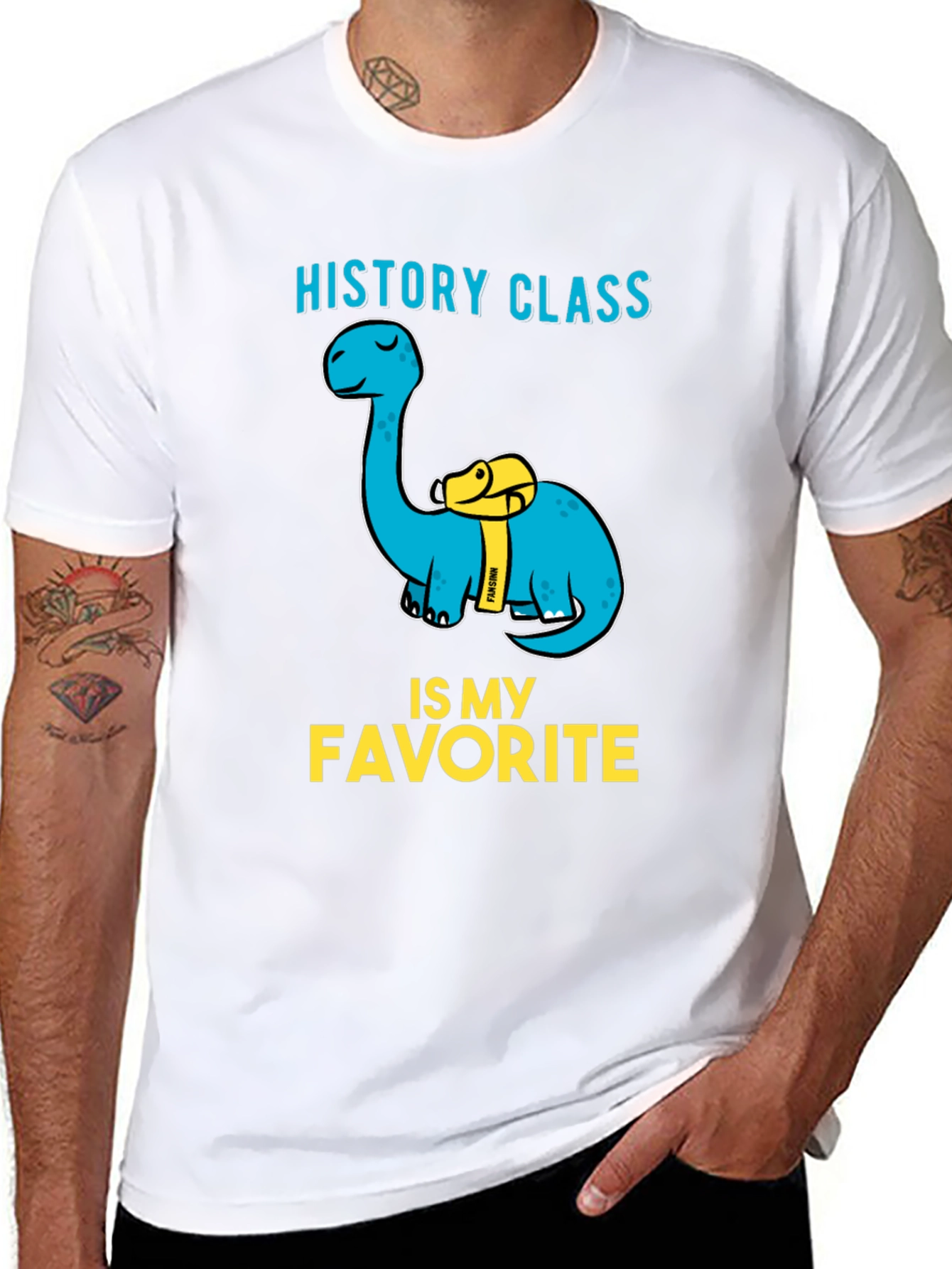 History Class Dinosaur T-Shirt
