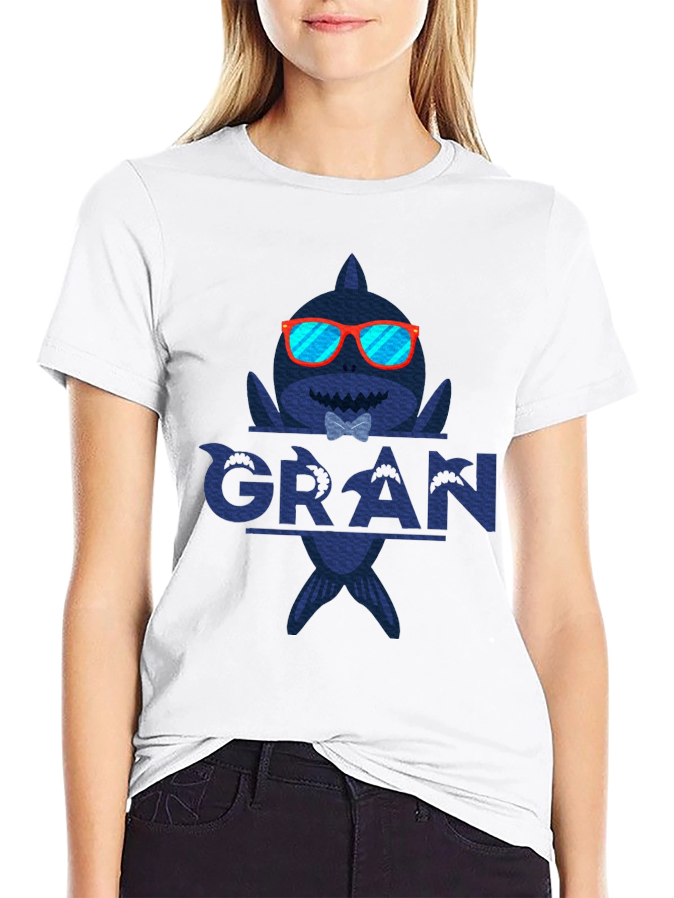 Grandpa Shark T-Shirt - Cute Grandfather Gift