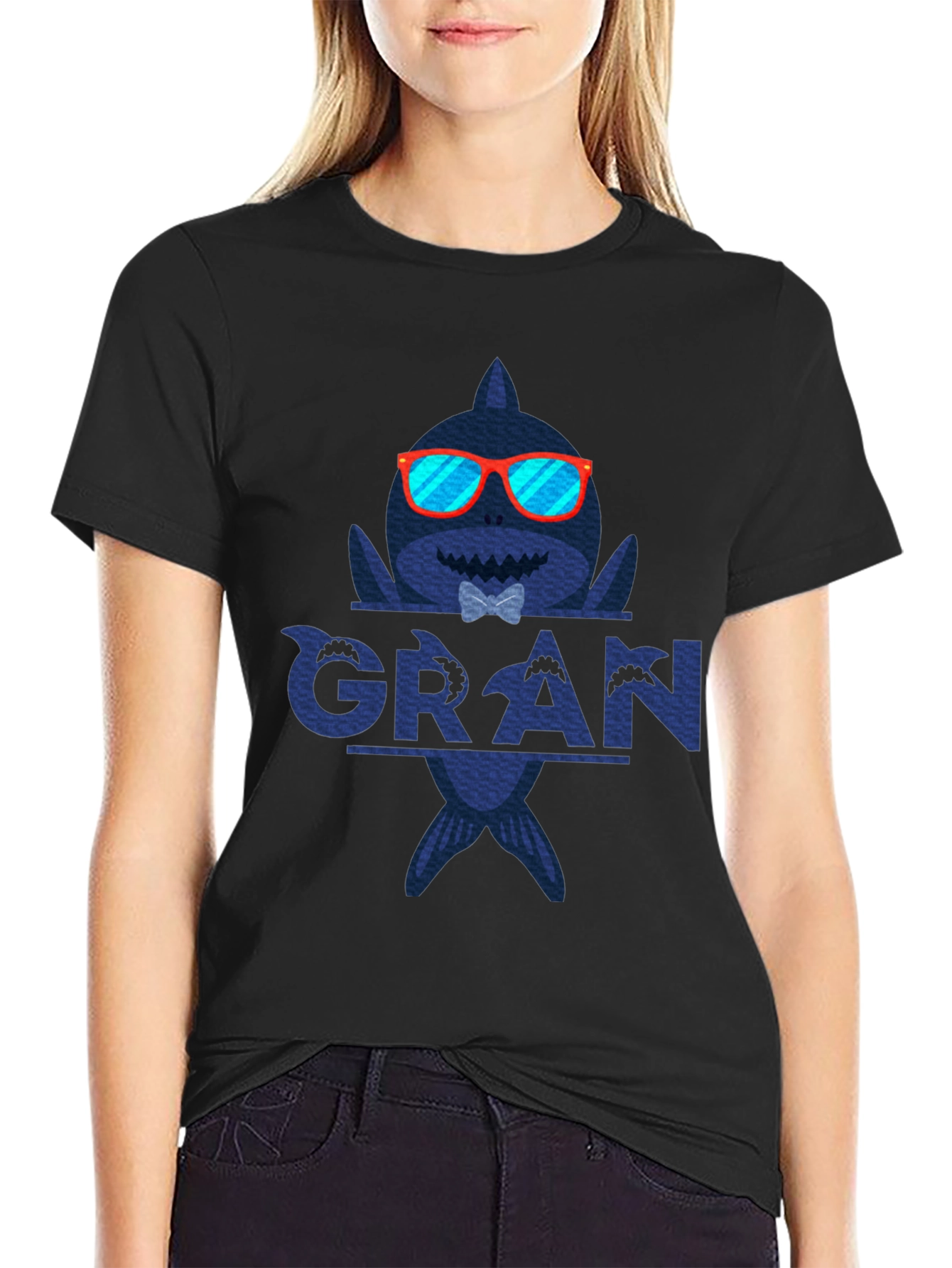 Grandpa Shark T-Shirt - Cute Grandfather Gift