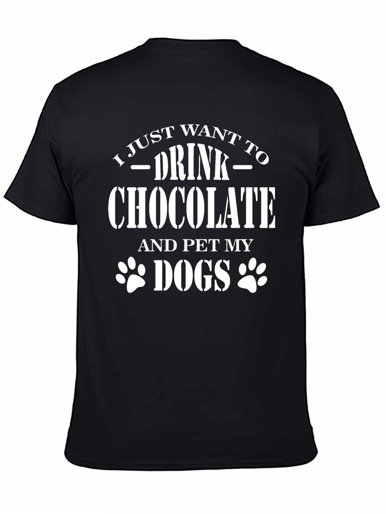 Drink Chocolate Pet Dogs Graphic Tee