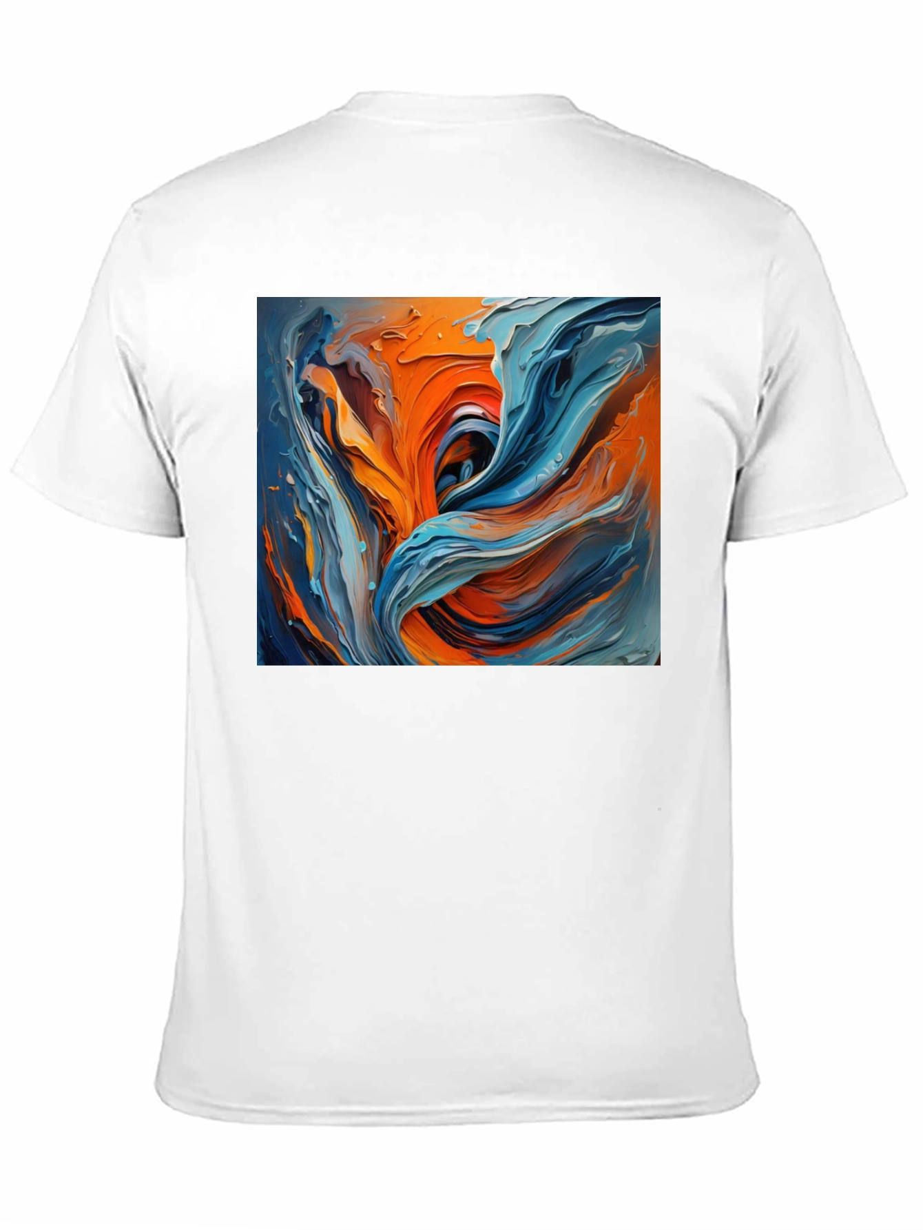 Abstract Art Tee - Vivid Graphic Print Shirt