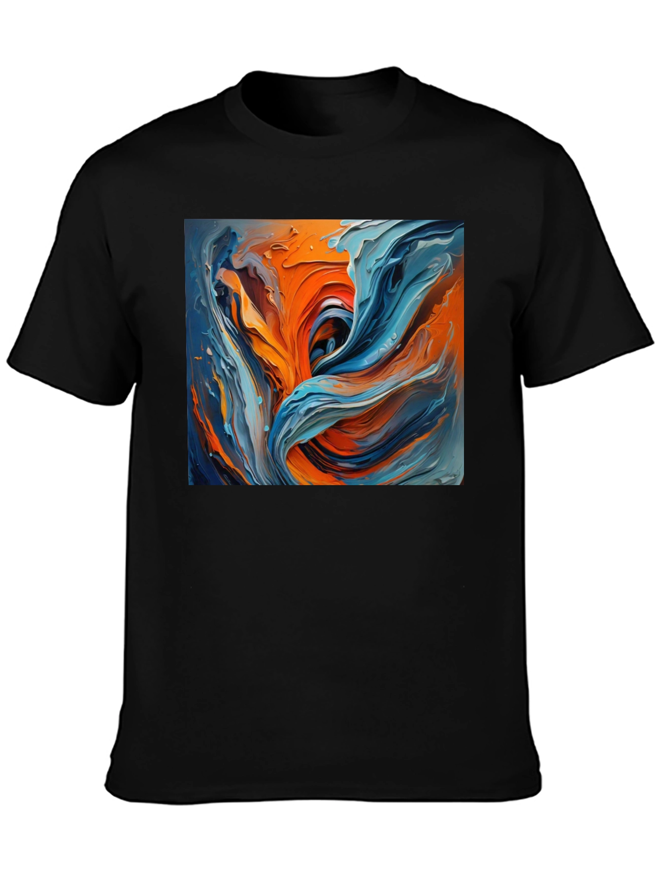 Abstract Art Tee - Vivid Graphic Print Shirt
