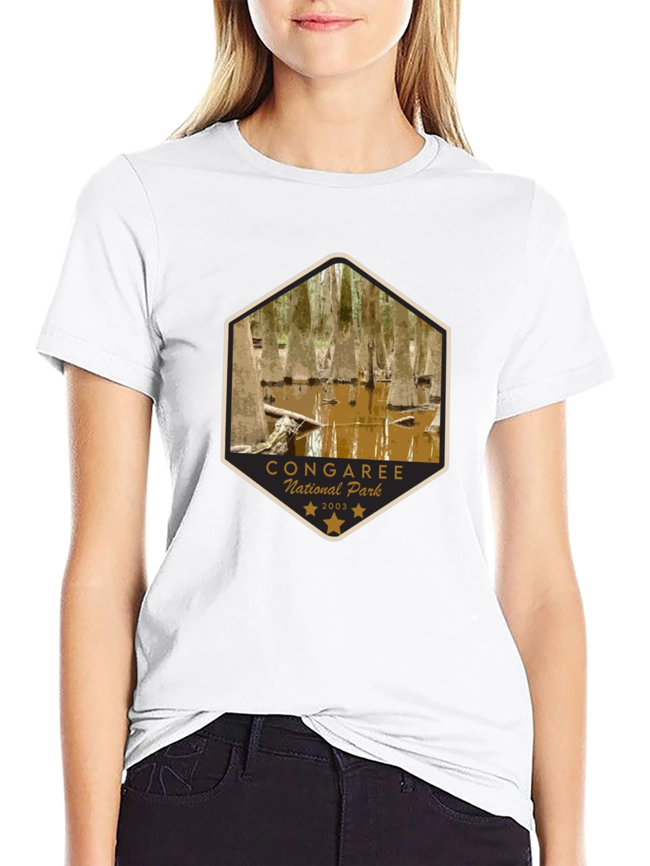 Congaree National Park Black T-Shirt