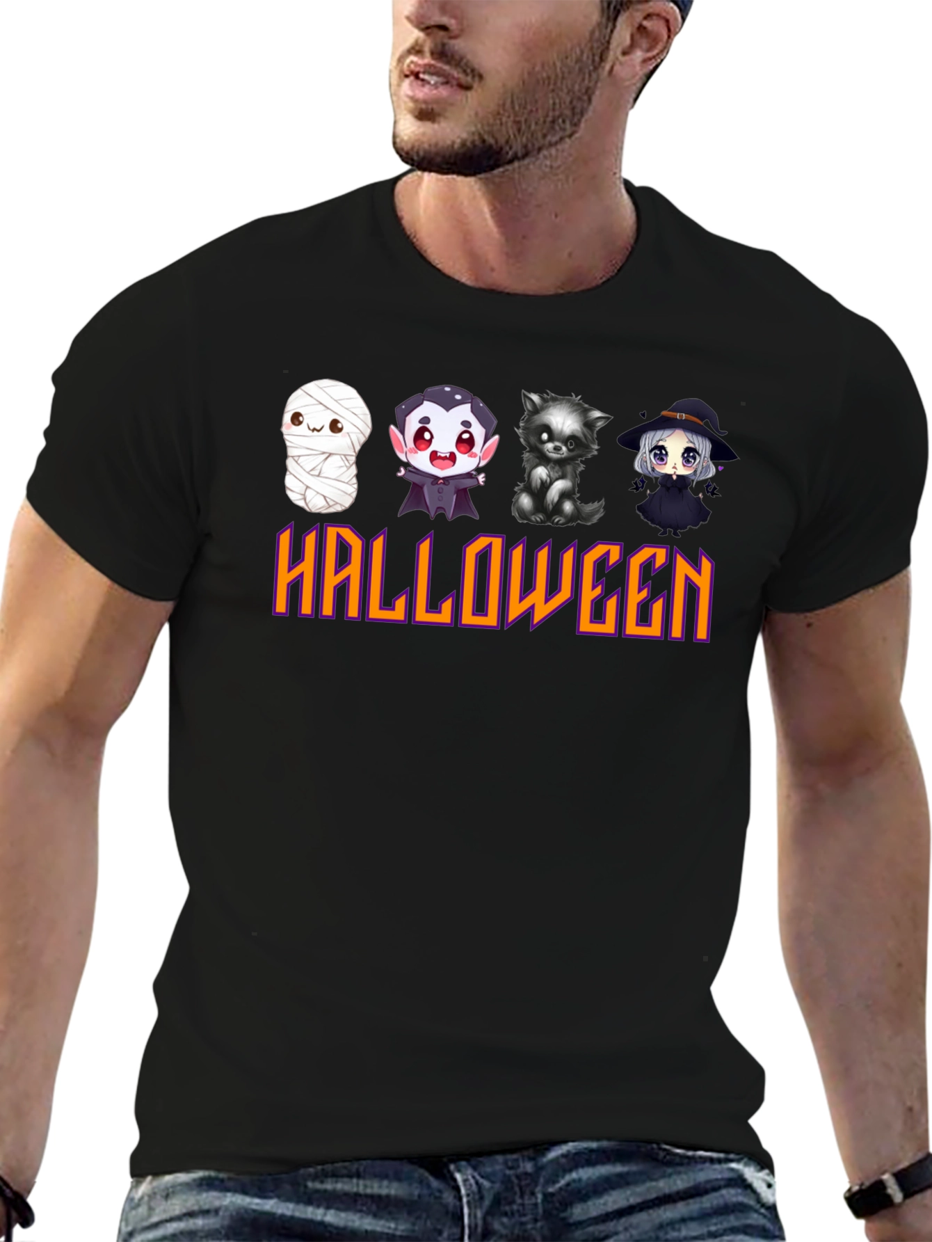 Halloween Cartoon Character T-Shirt