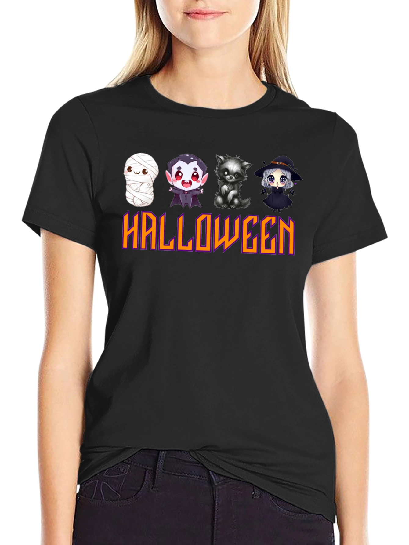 Halloween Cartoon Character T-Shirt