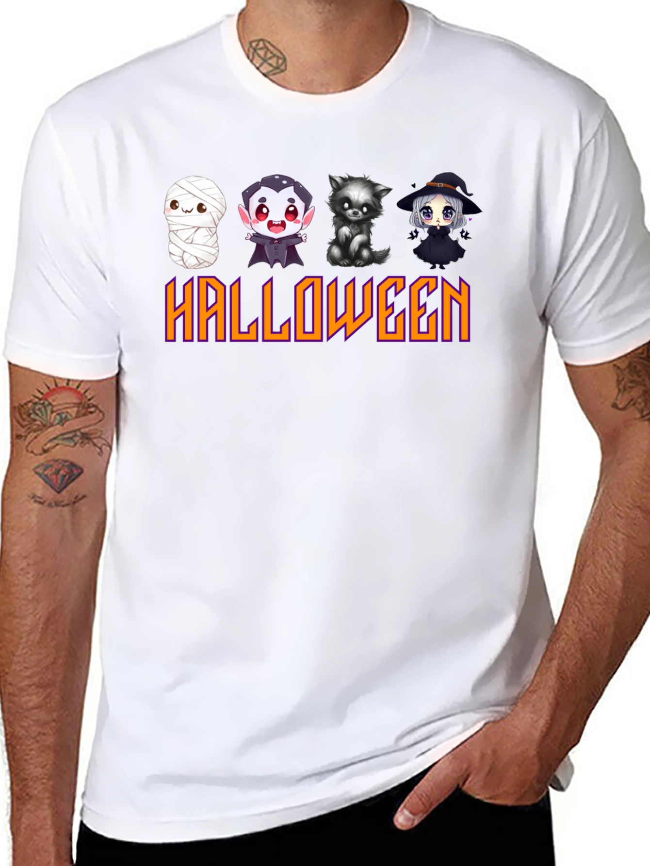 Halloween Cartoon Character T-Shirt