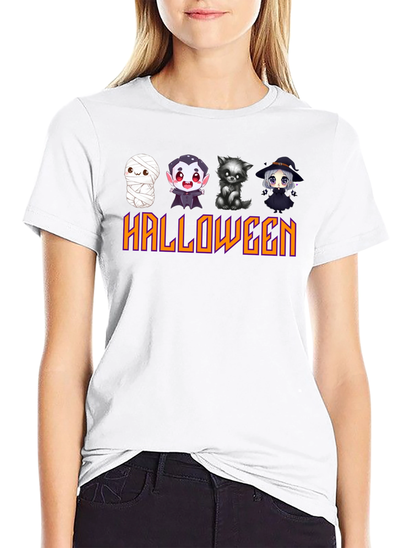 Halloween Cartoon Character T-Shirt