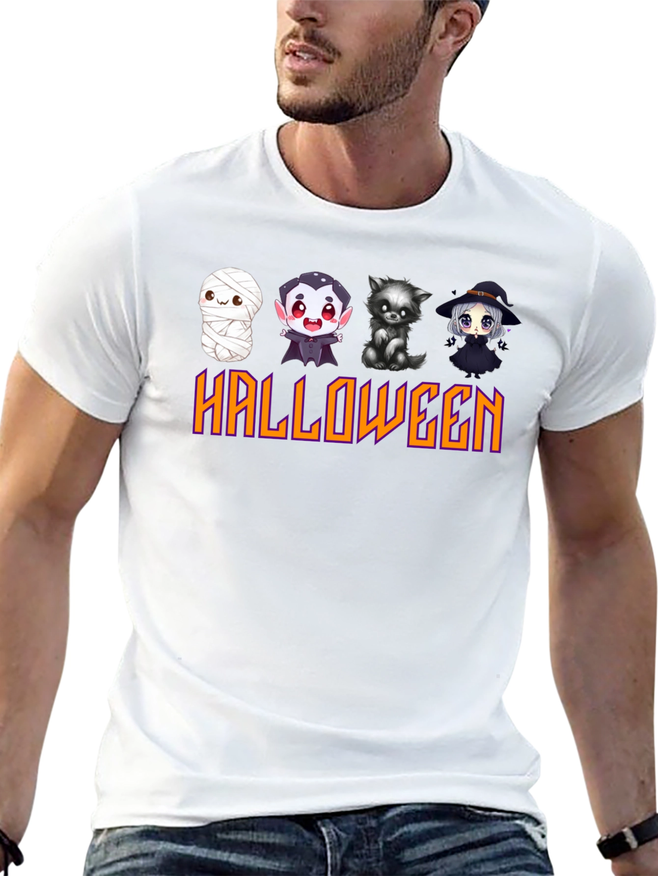 Halloween Cartoon Character T-Shirt