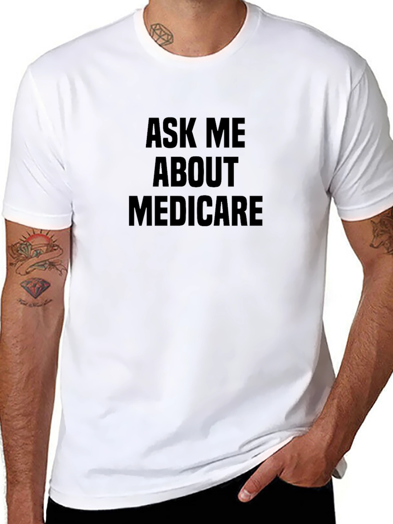 Ask Me About Medicare Graphic T-Shirt