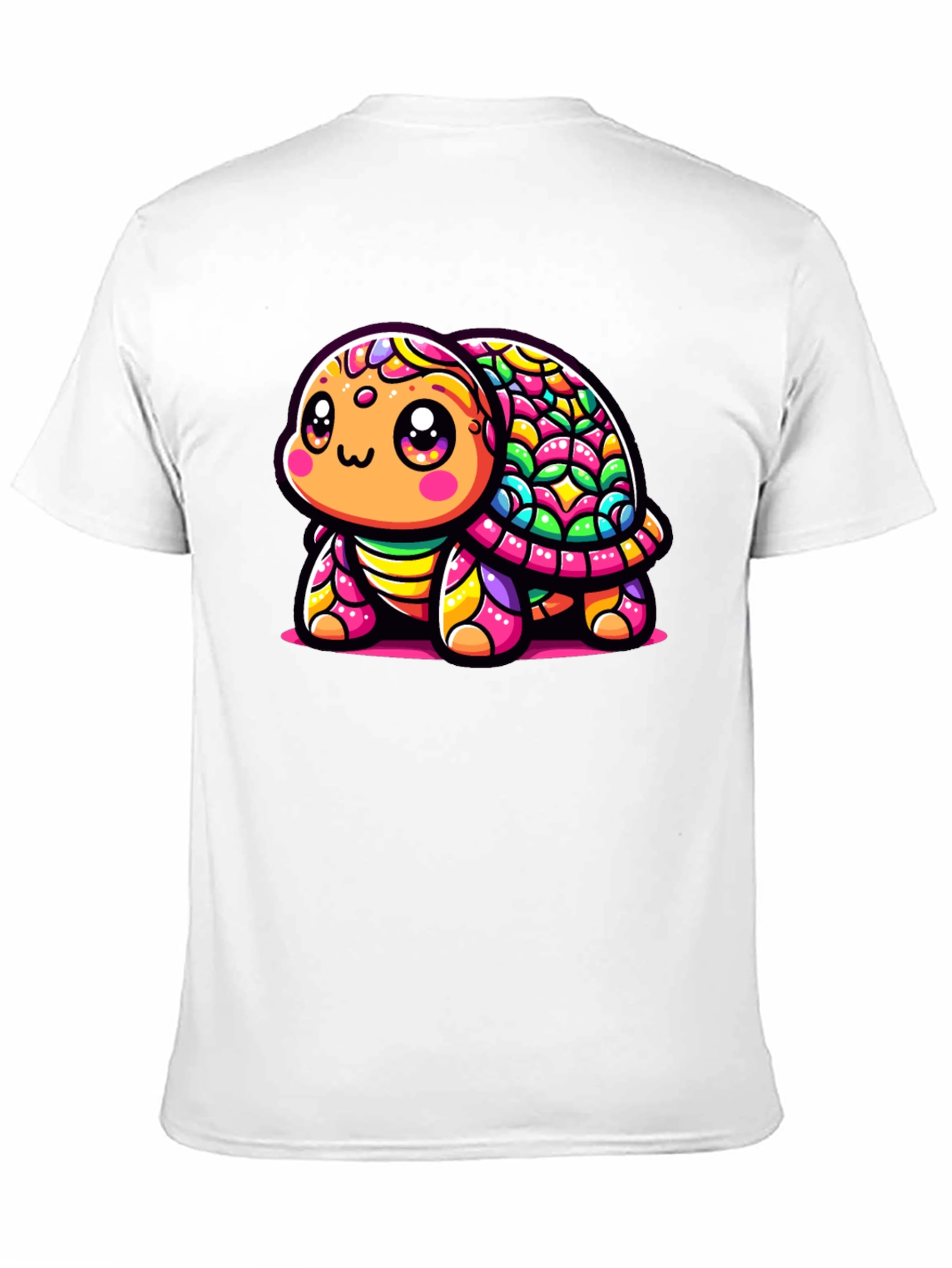 Colorful Turtle Graphic T-Shirt
