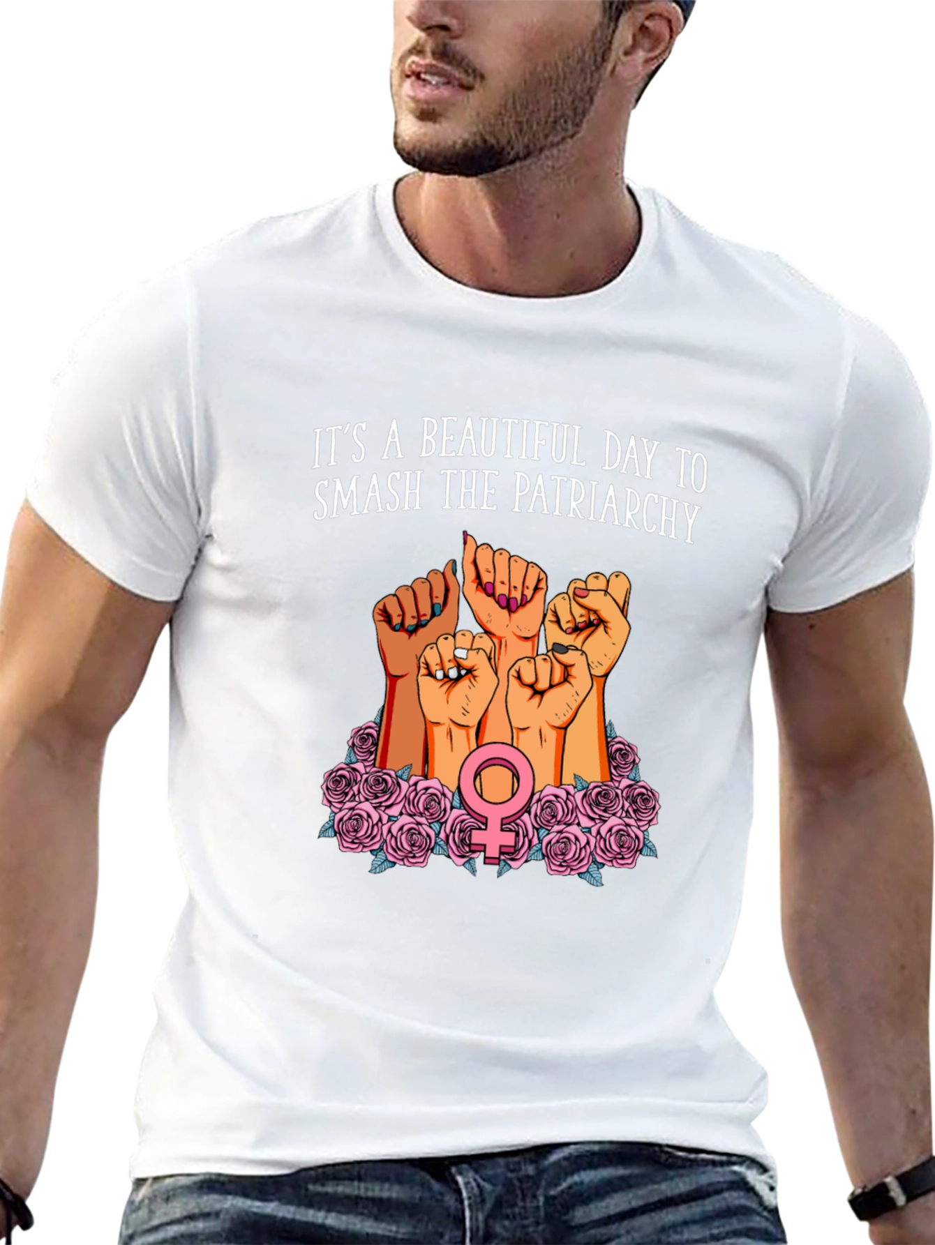 Feminist Smash the Patriarchy Graphic Tee