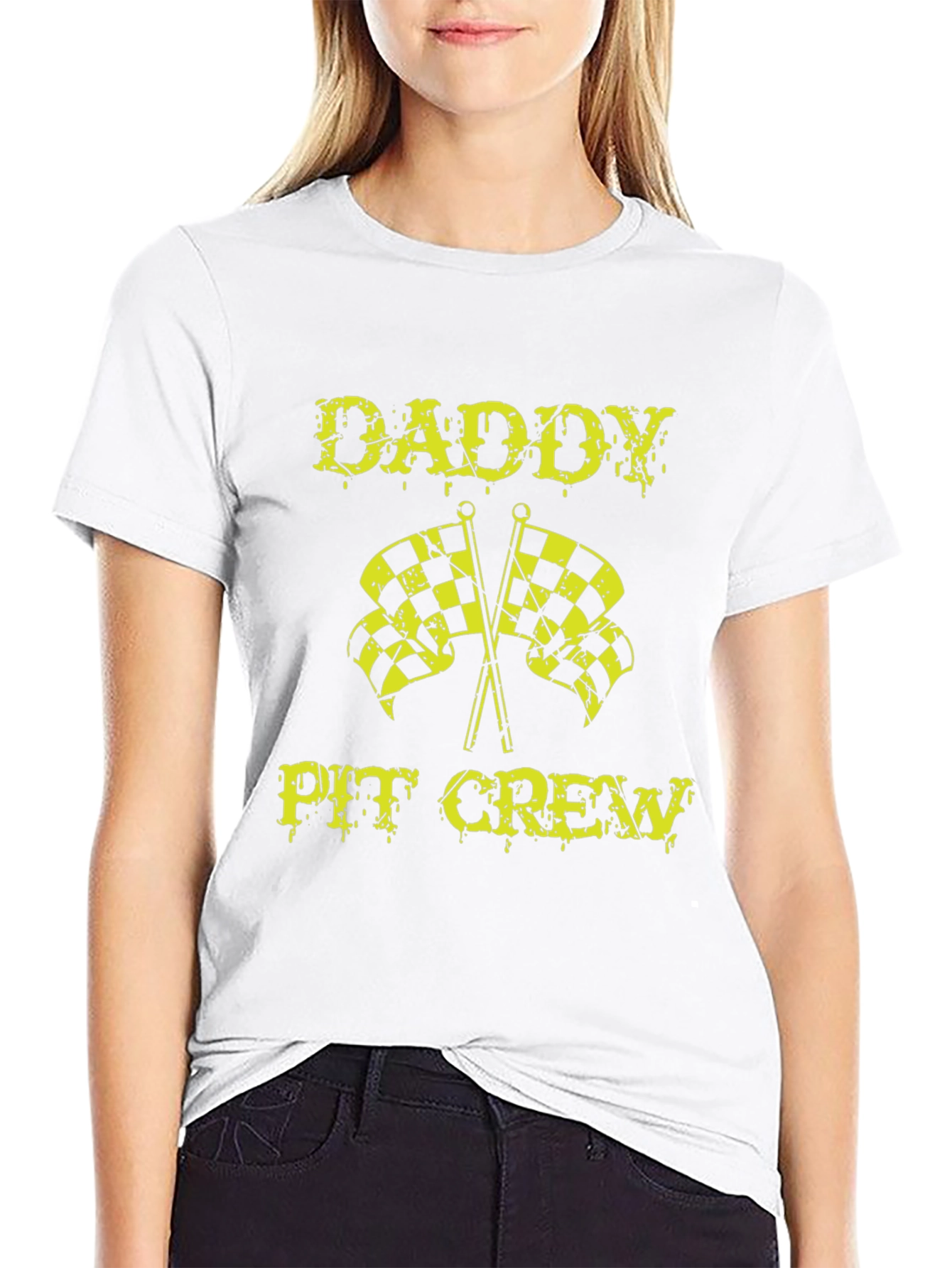Daddy Pit Crew Graphic Tee - Race Car Fan