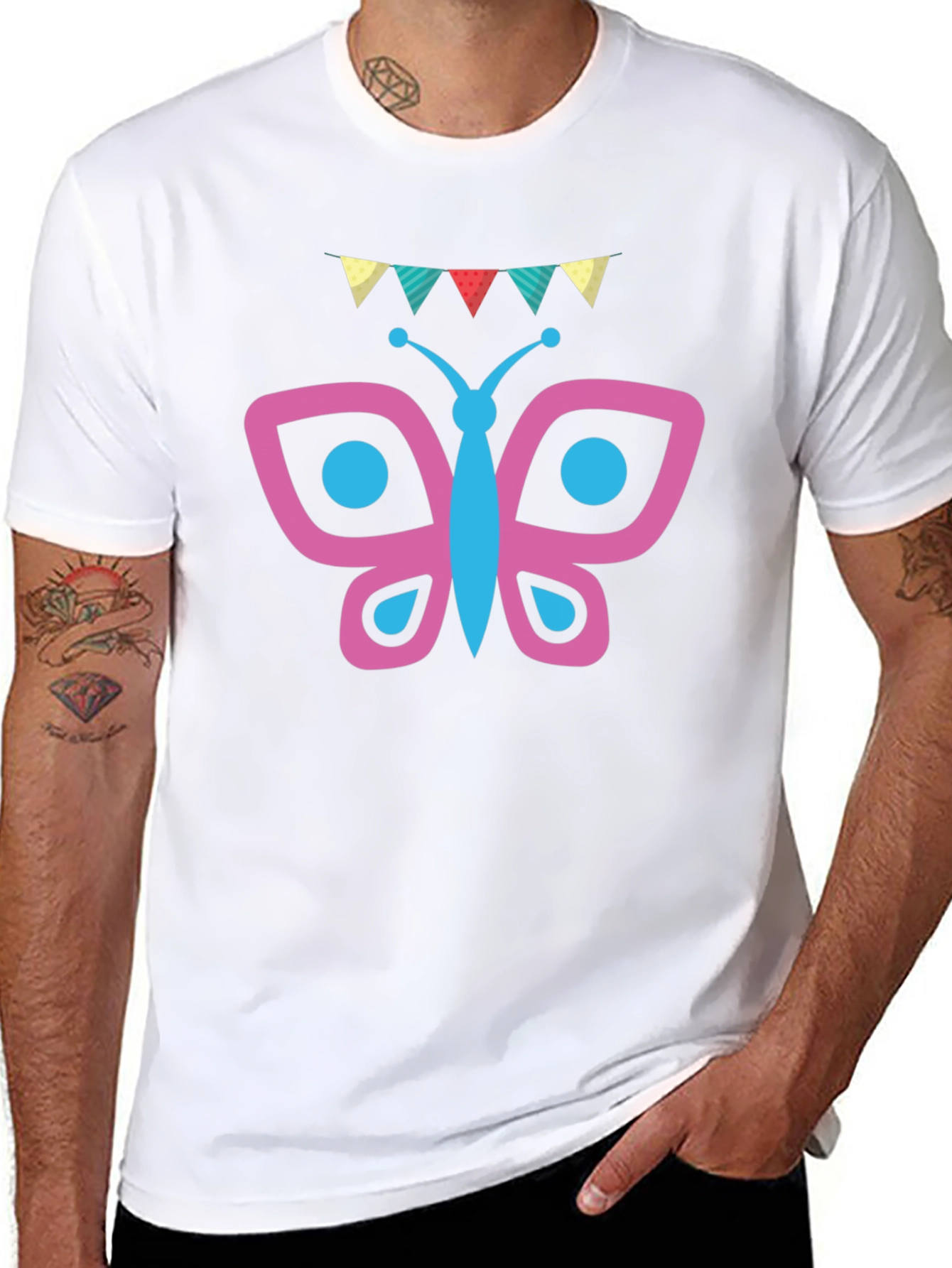 Butterfly Graphic Tee - Fun & Unique Design