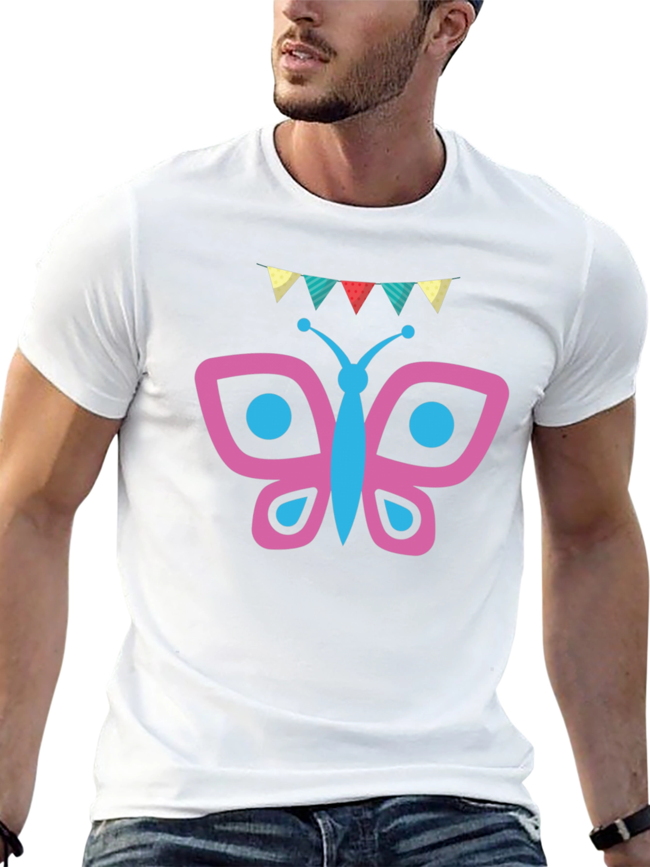 Butterfly Graphic Tee - Fun & Unique Design
