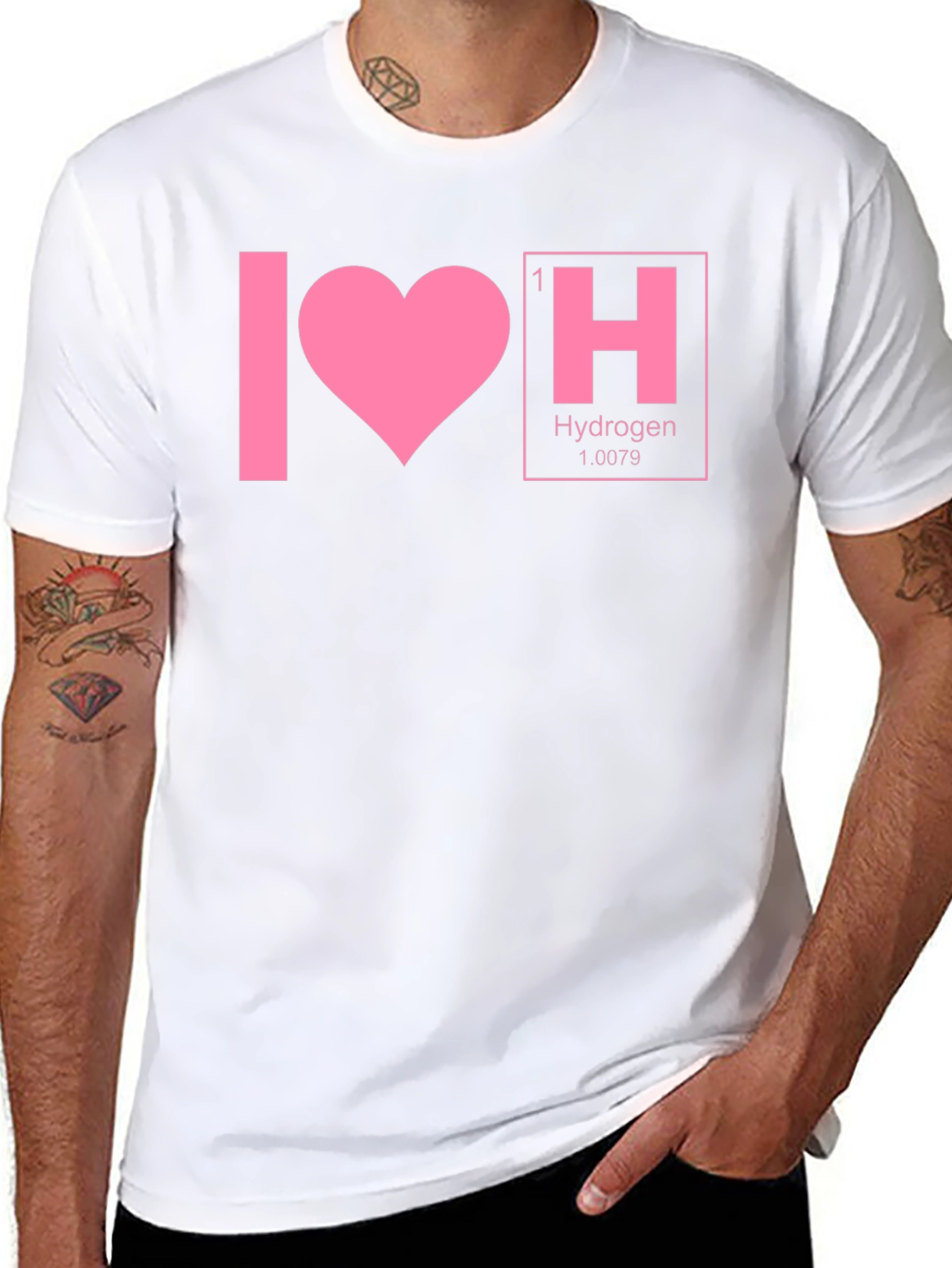 I Heart Hydrogen T-Shirt - Science Love Tee